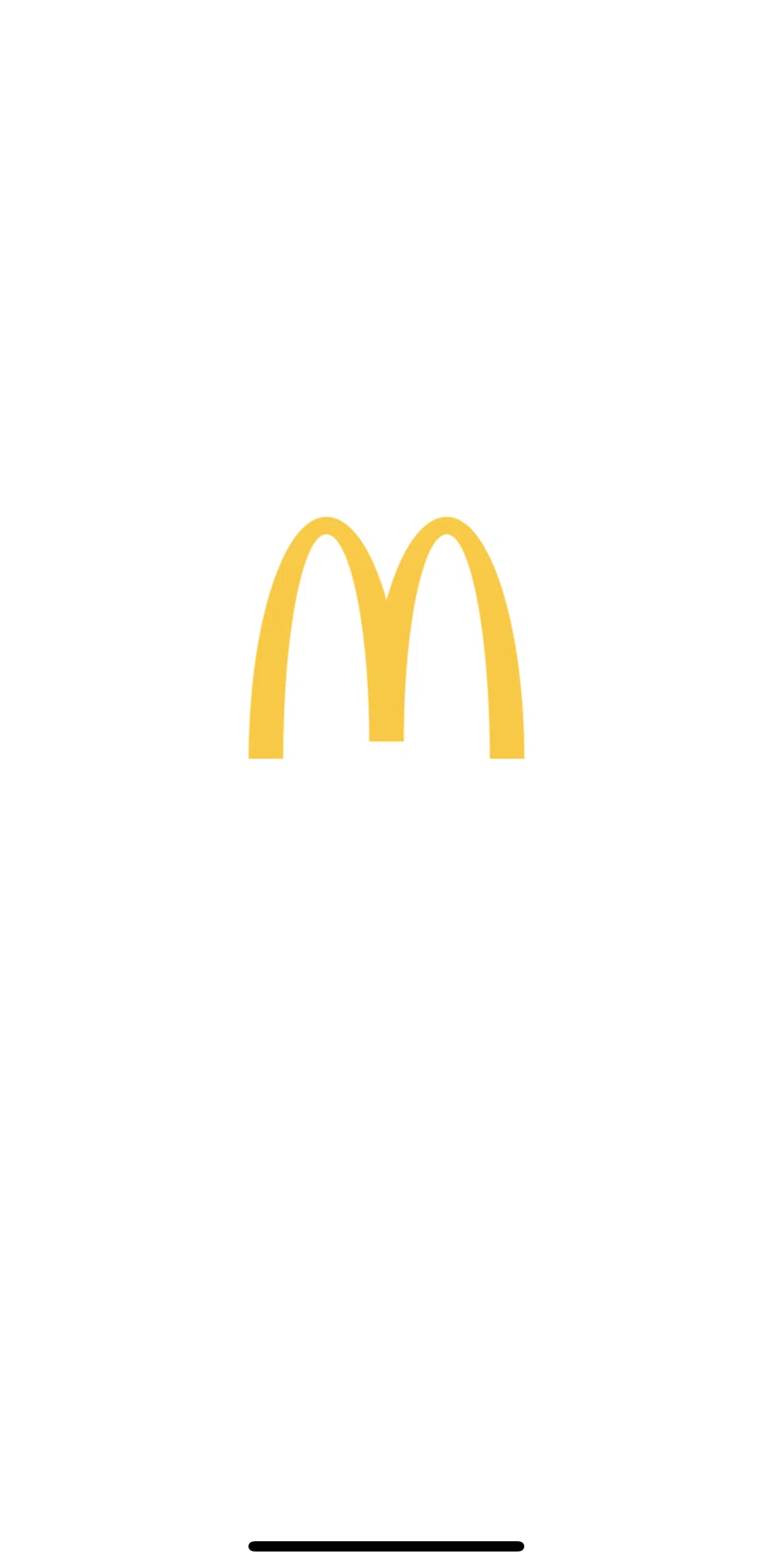 McDonald's Screen screen in the Onboarding flow