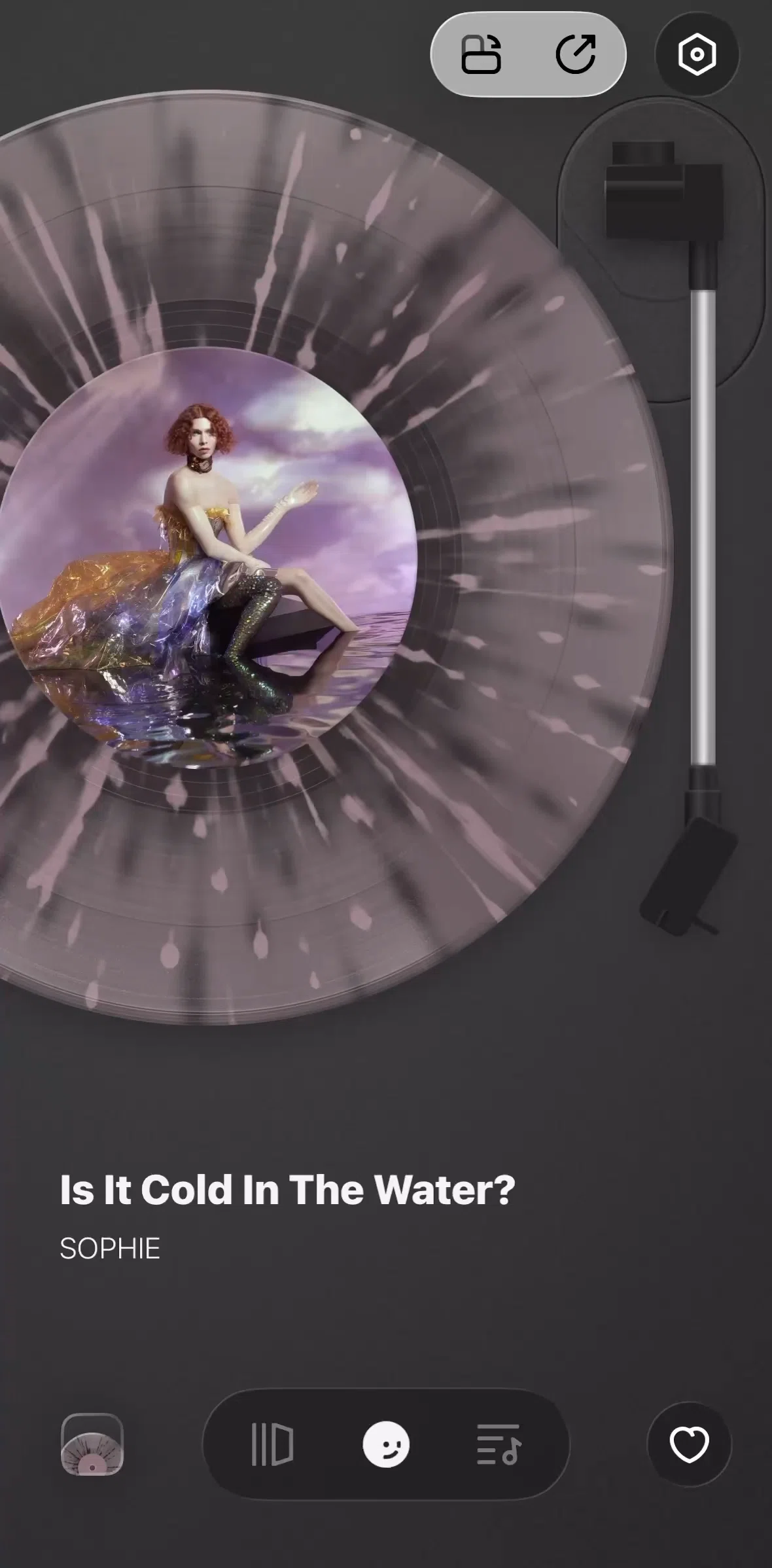 MD Vinyl Screen screen in the Queue flow