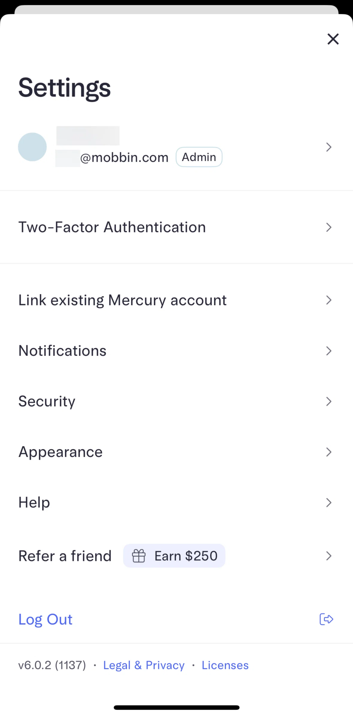 Mercury Screen screen in the Turning on Face ID flow