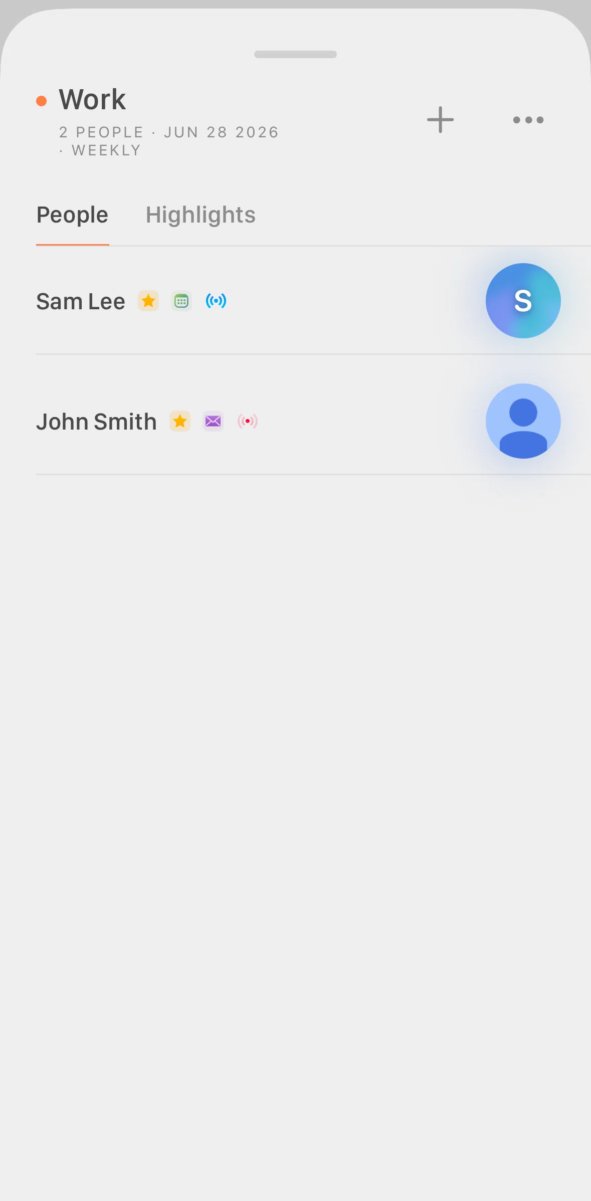 Mesh Screen screen in the Deleting a group flow