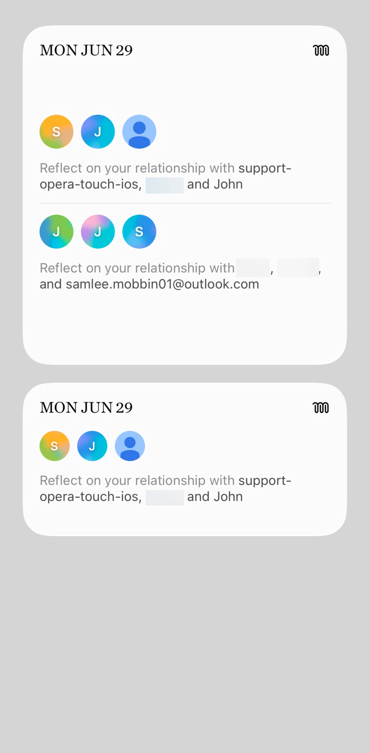 Mesh Screen screen in the Widgets flow