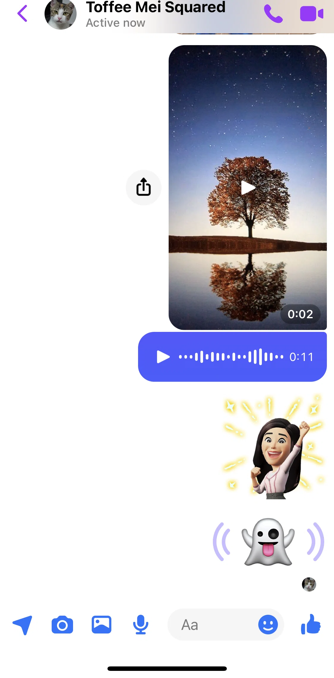 Messenger Screen screen in the Deleting a message flow
