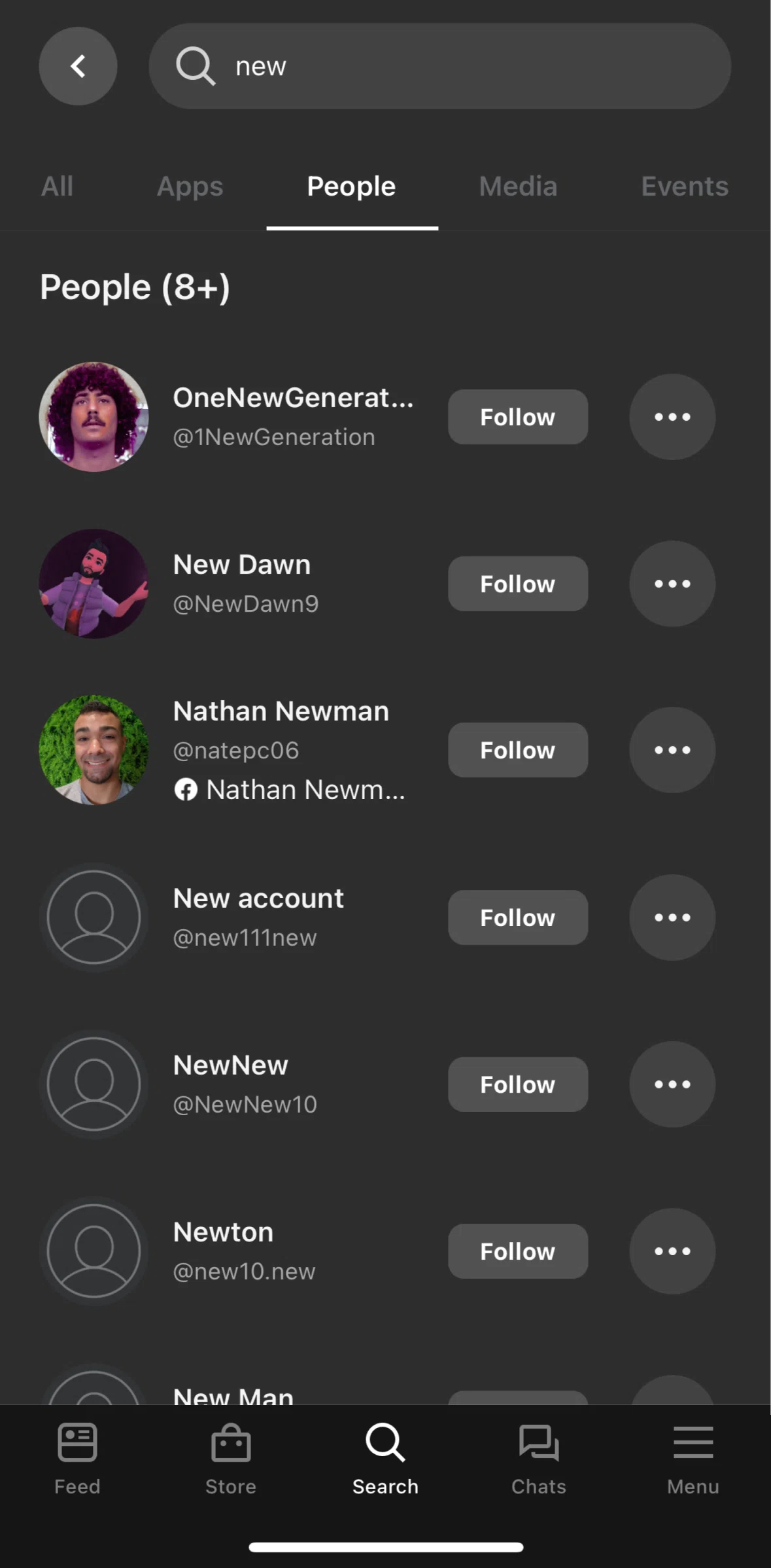Meta Quest Screen screen in the Block user flow