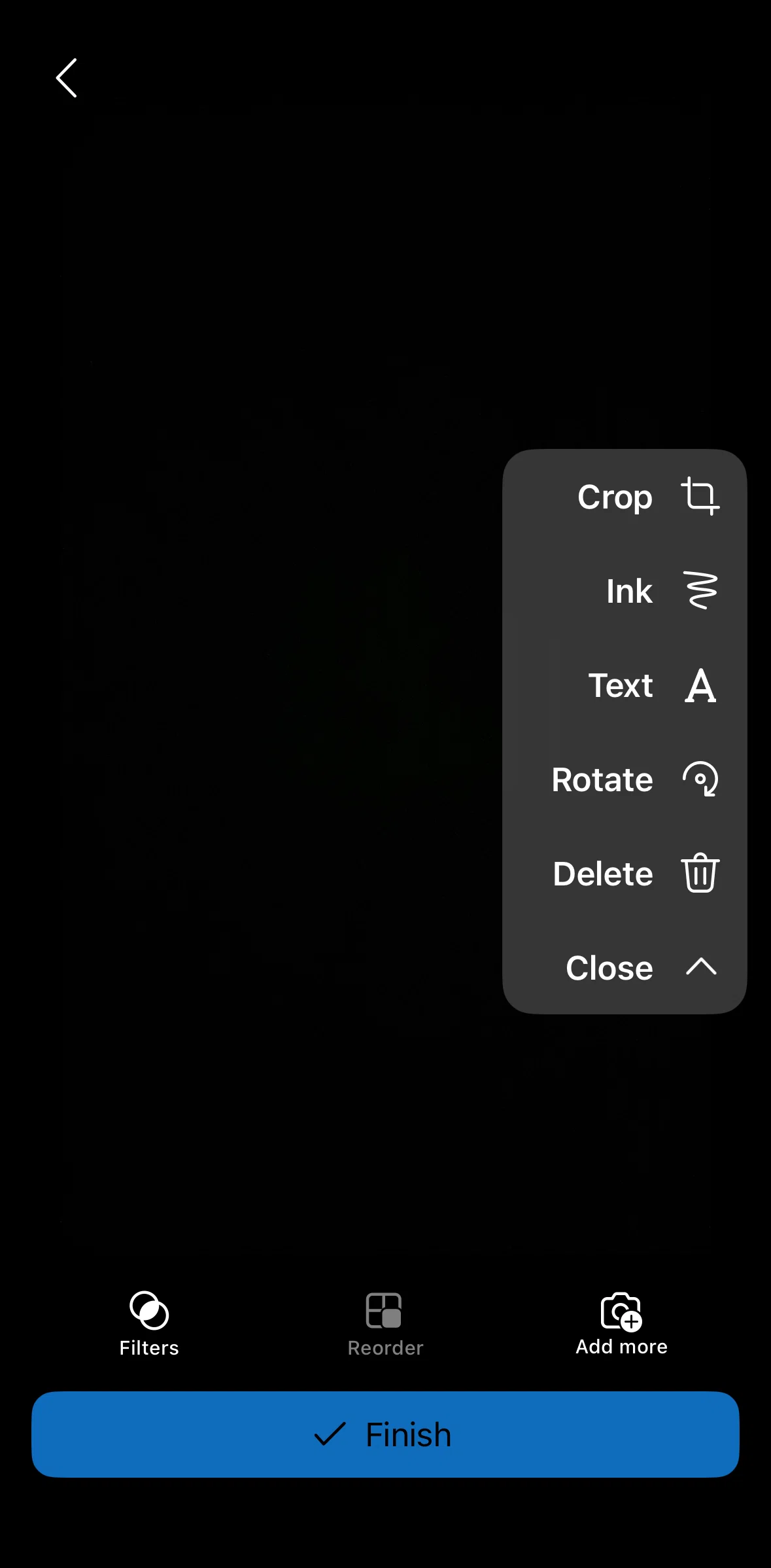 Microsoft Outlook Screen screen in the Adding a text flow