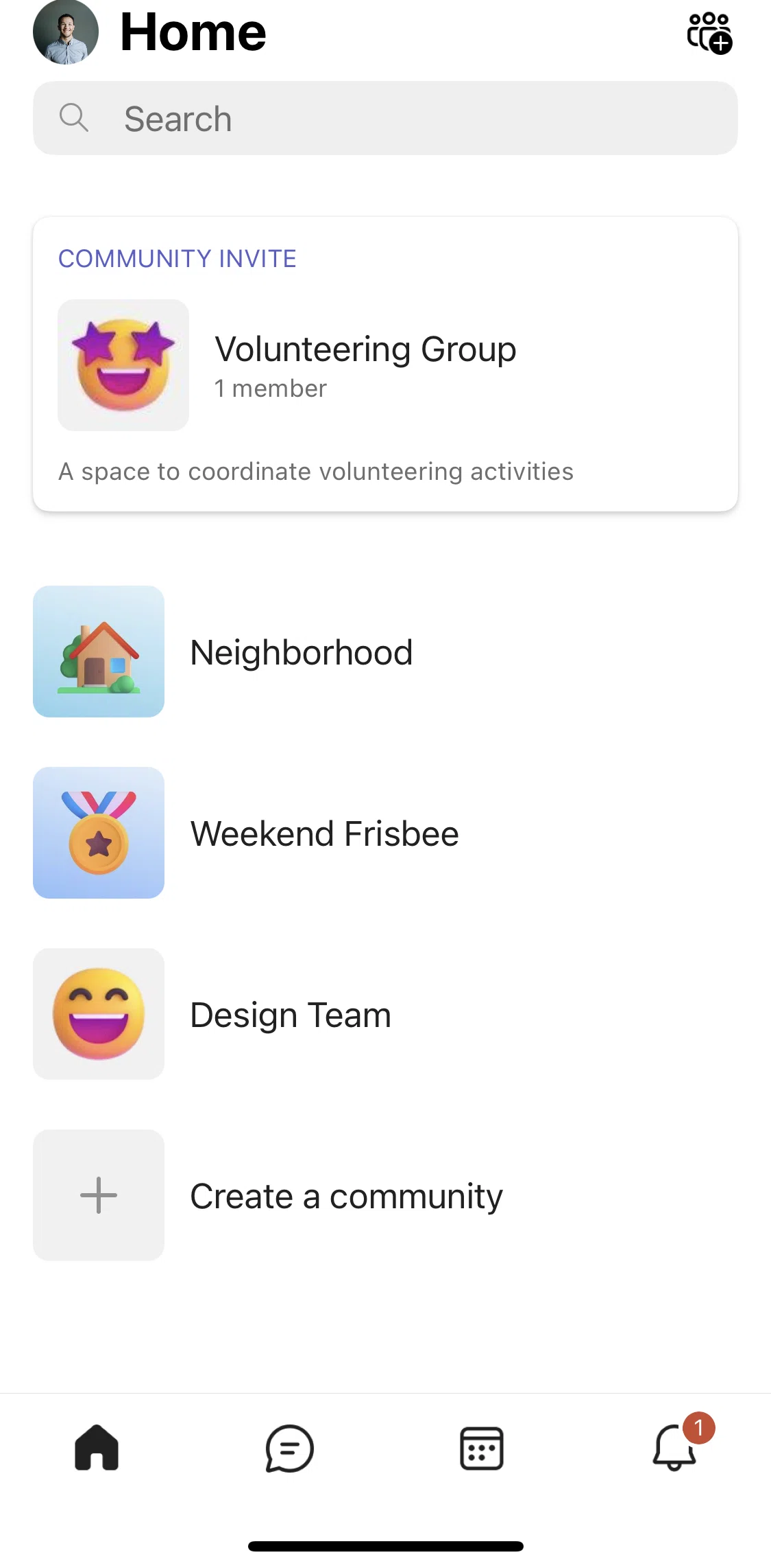 Microsoft Teams Screen screen in the Chat flow