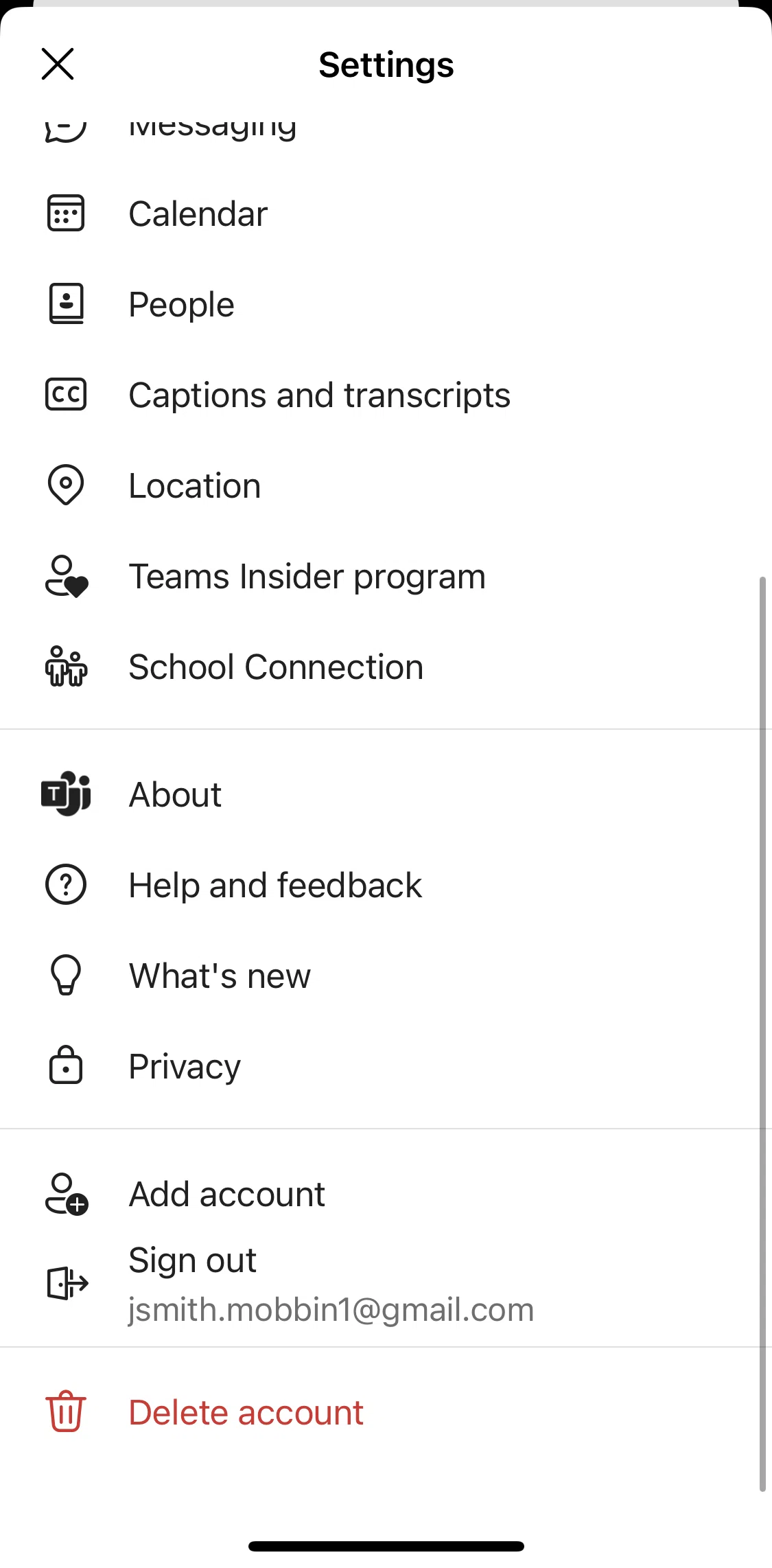 Microsoft Teams Screen screen in the Help flow