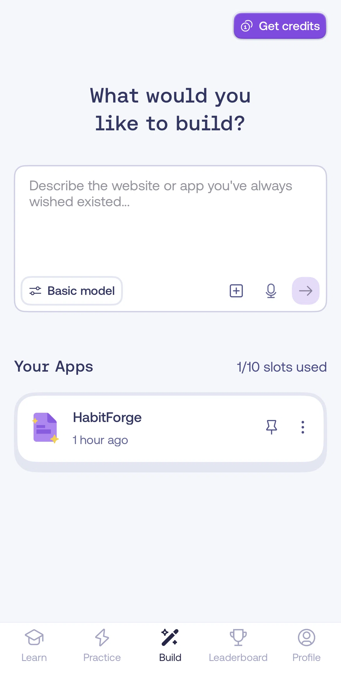 Mimo Screen screen in the Pinning an app flow
