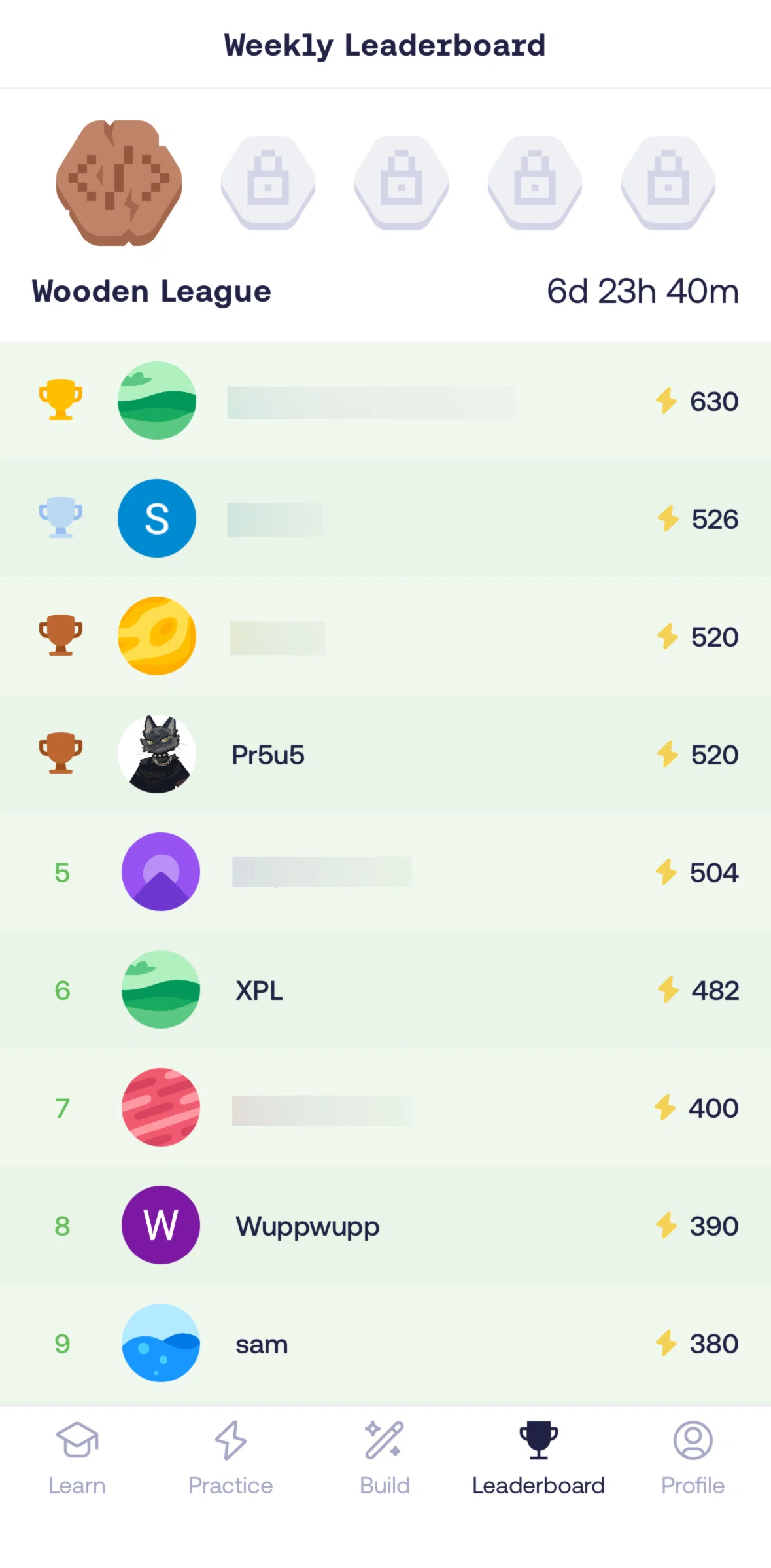 Mimo Screen screen in the User profile flow