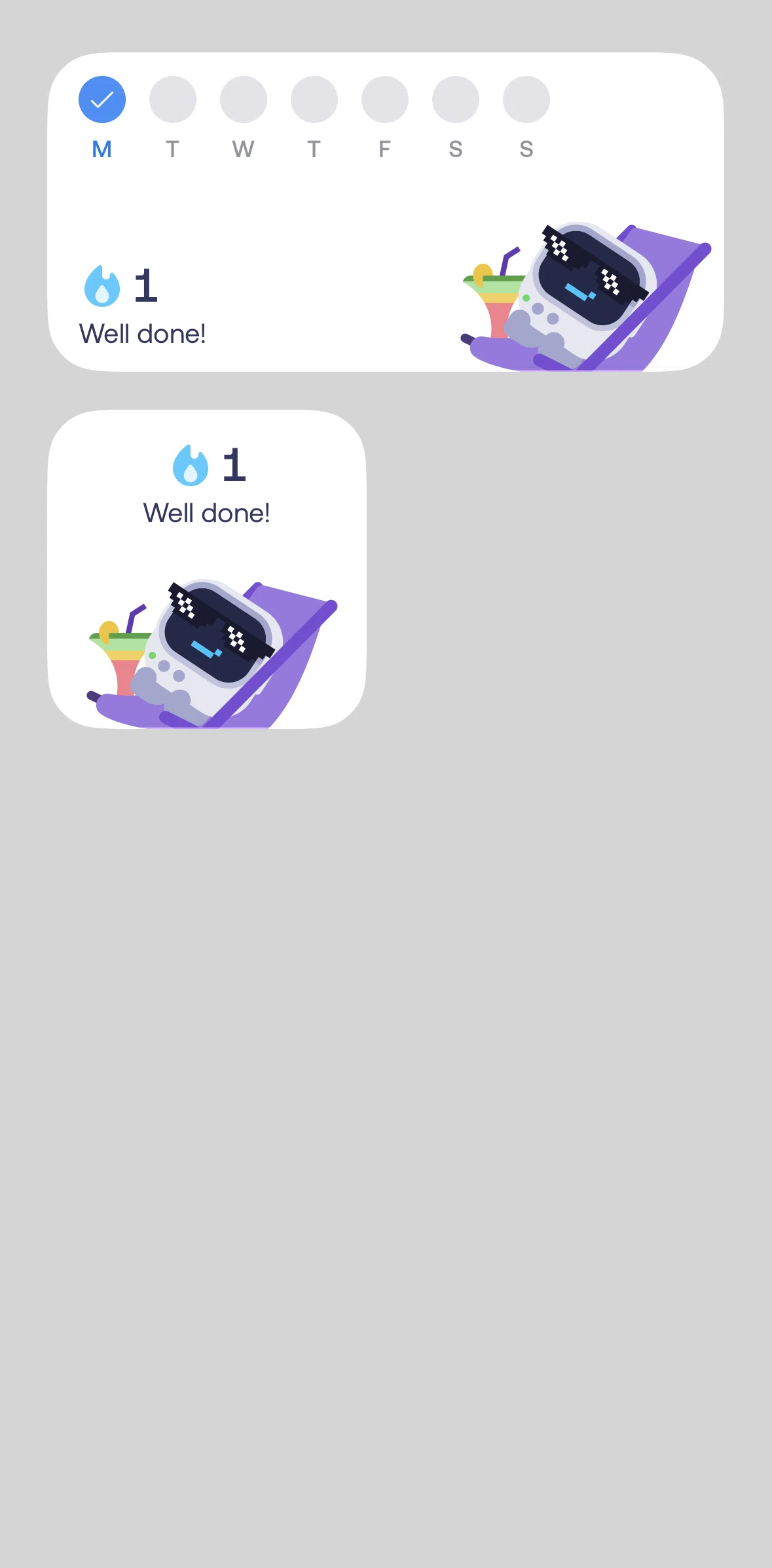 Mimo Screen screen in the Widgets flow
