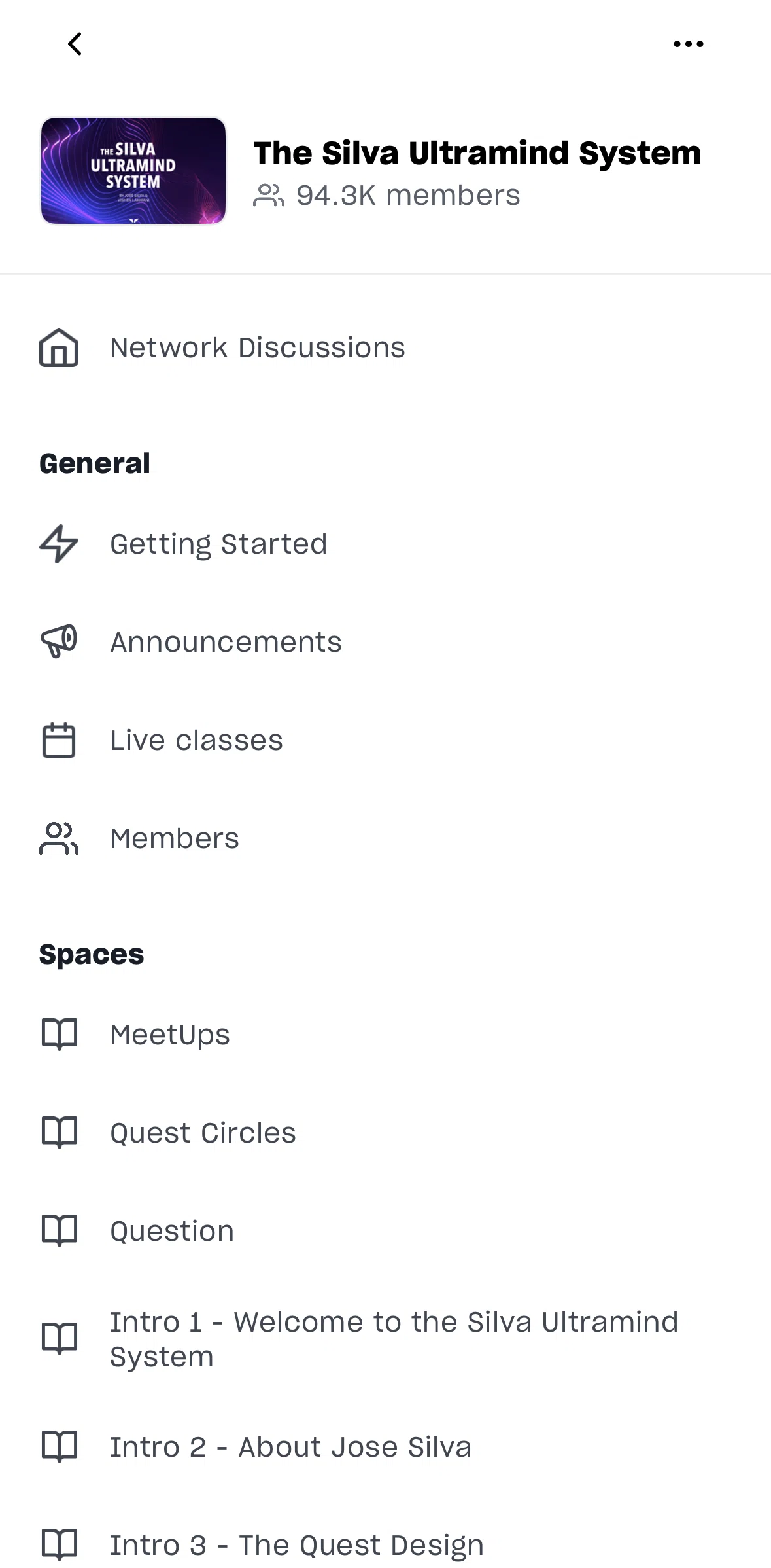 Mindvalley Screen screen in the Getting started flow