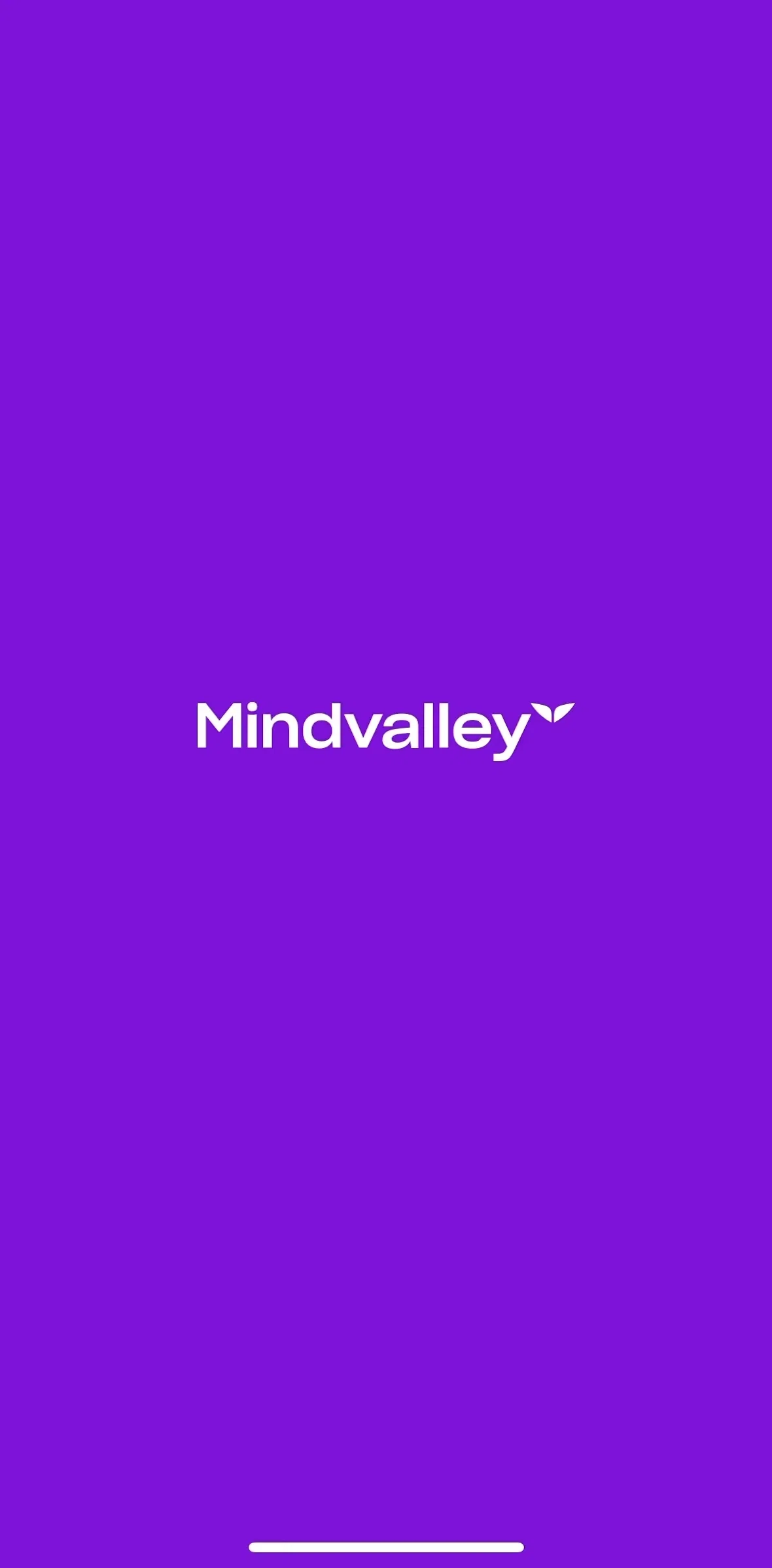 Mindvalley Screen screen in the Onboarding flow