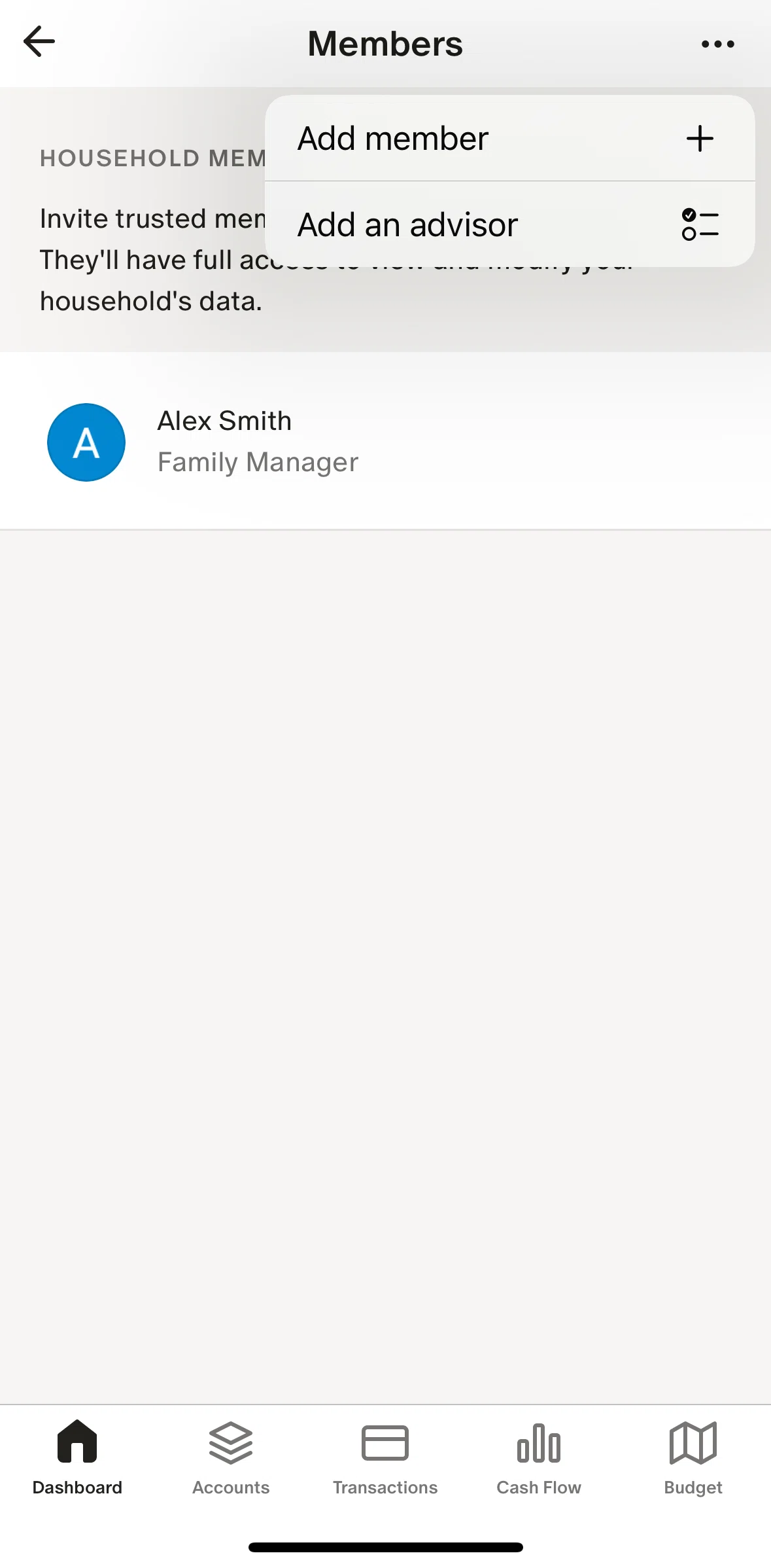 Monarch Screen screen in the Adding a advisor flow