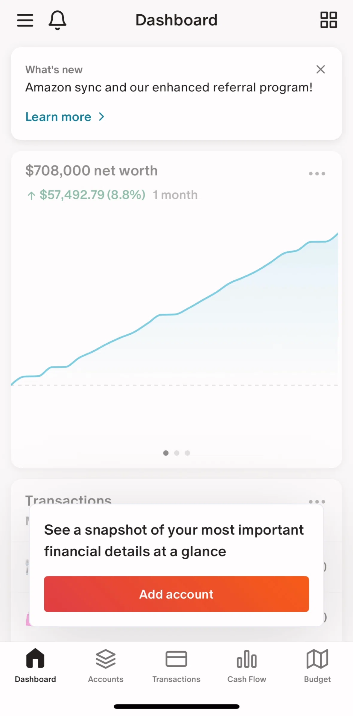 Monarch Screen screen in the Connecting to bank account flow