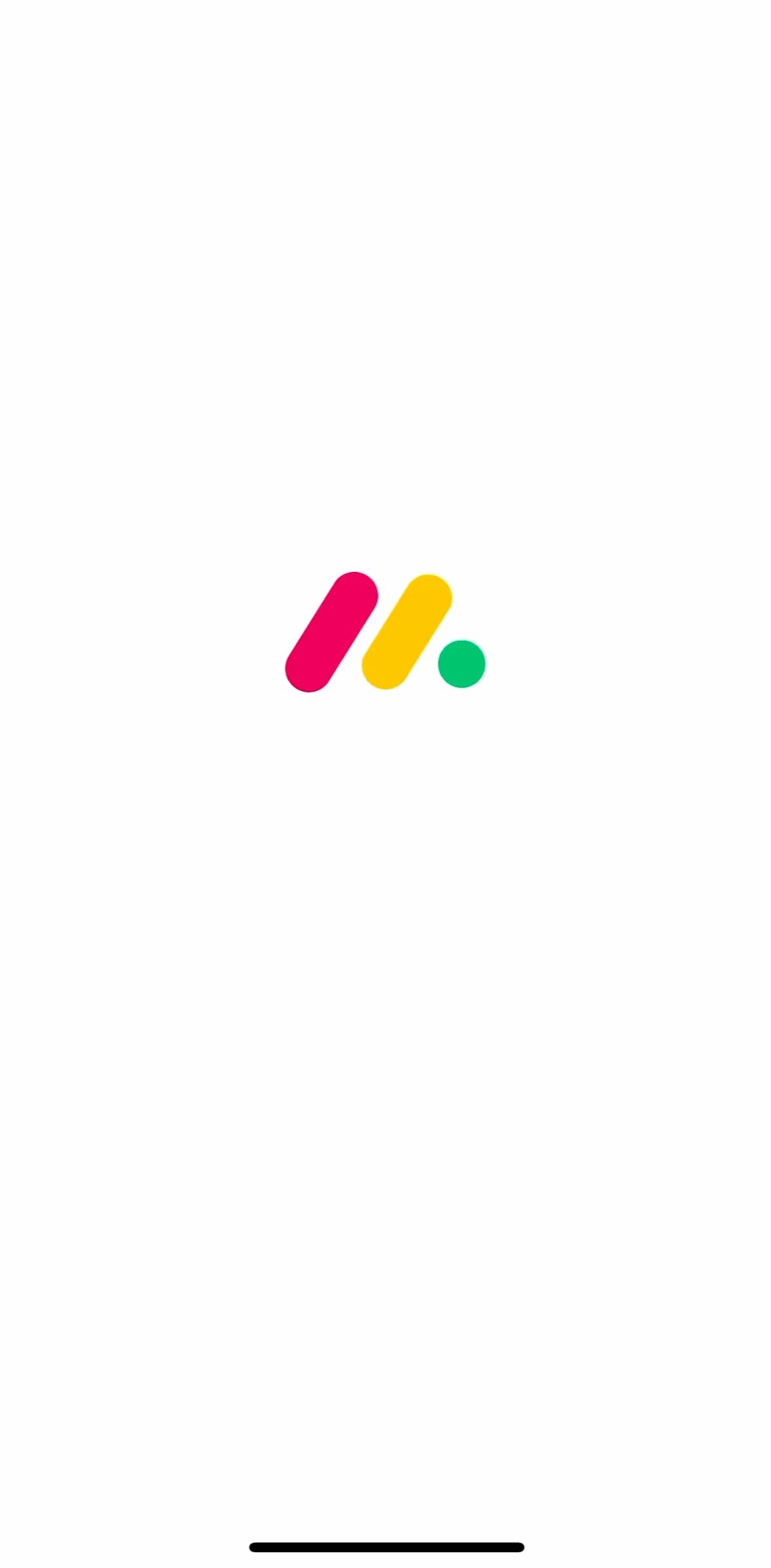 monday.com Screen screen in the Onboarding flow