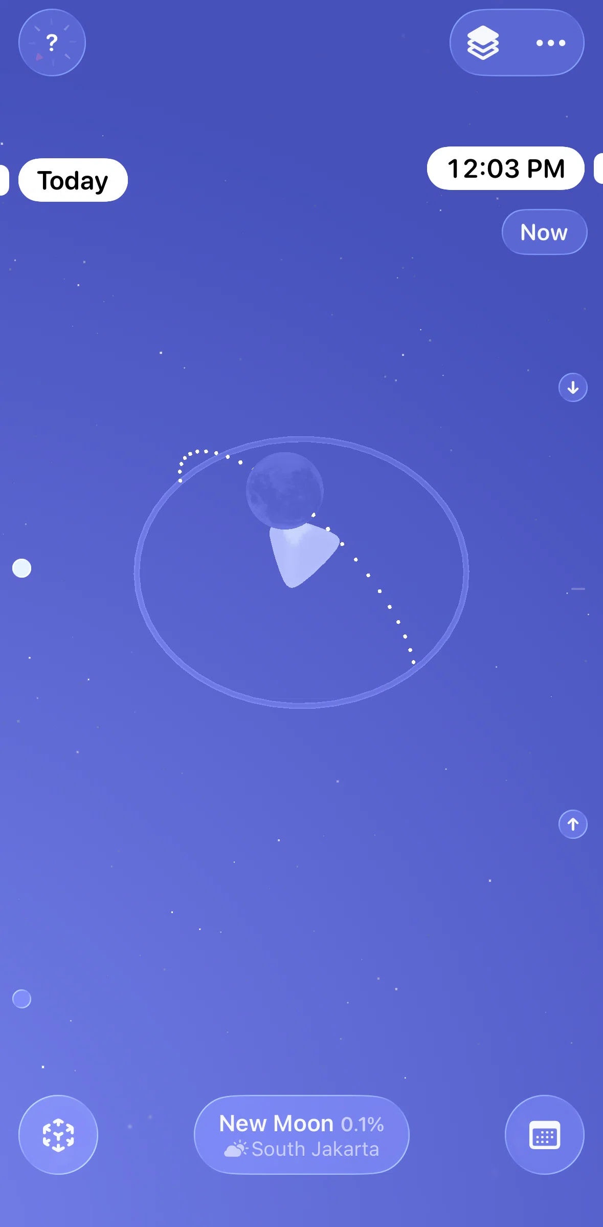 Moonlitt Screen screen in the Compass flow