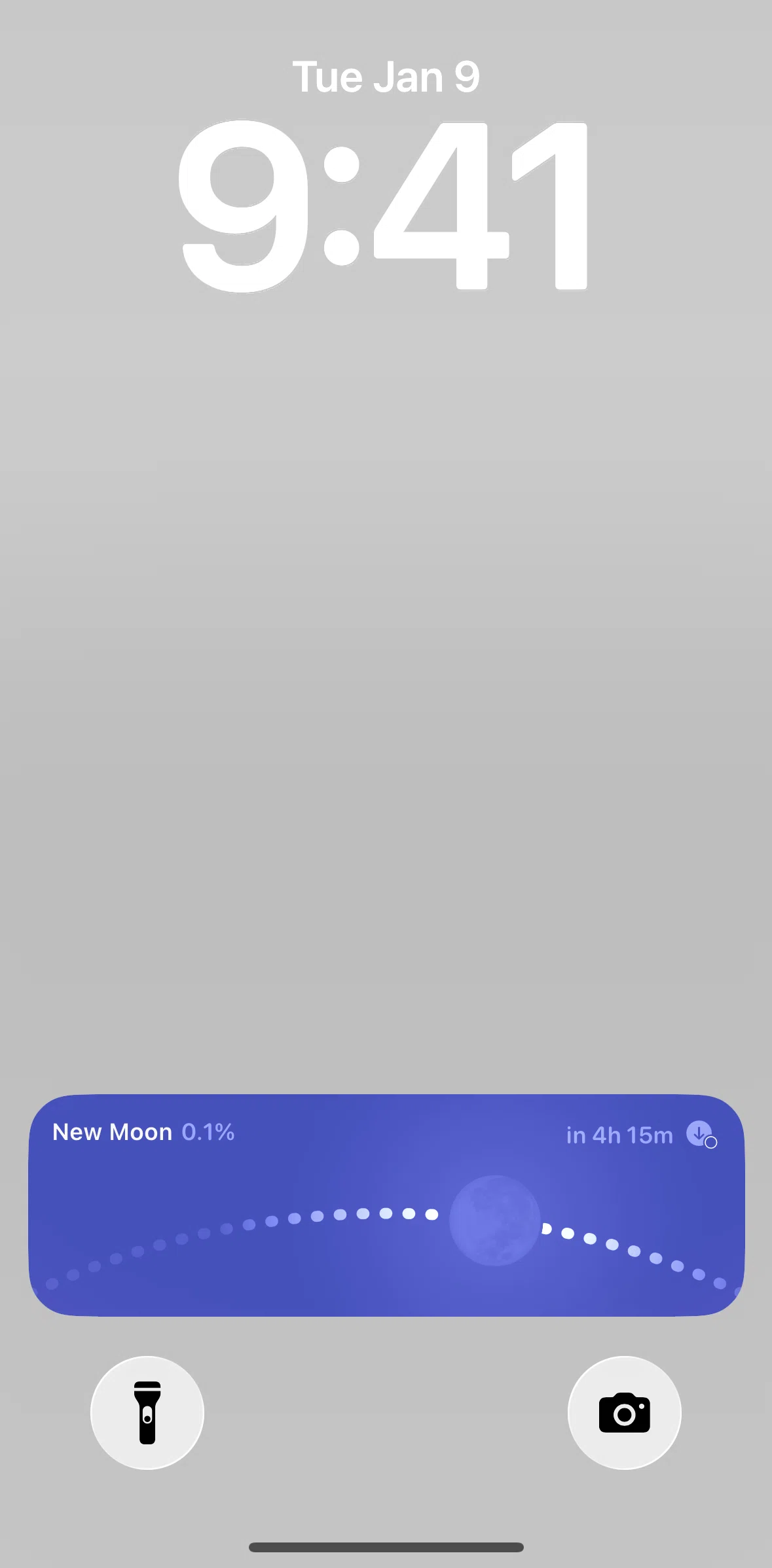 Moonlitt Screen screen in the Live Activities flow