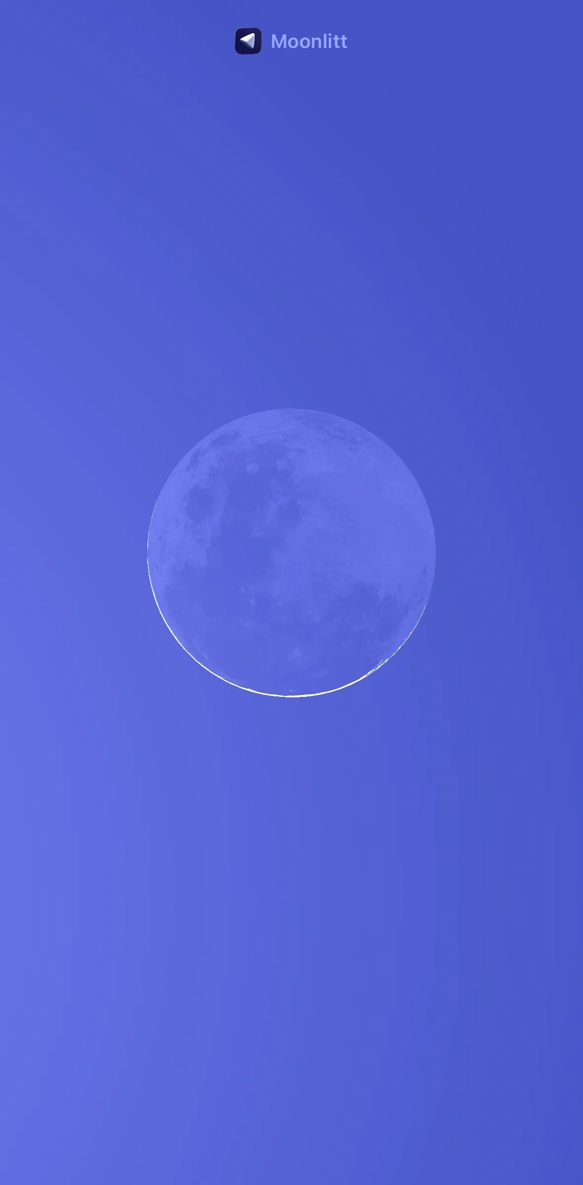 Moonlitt Screen screen in the Onboarding flow