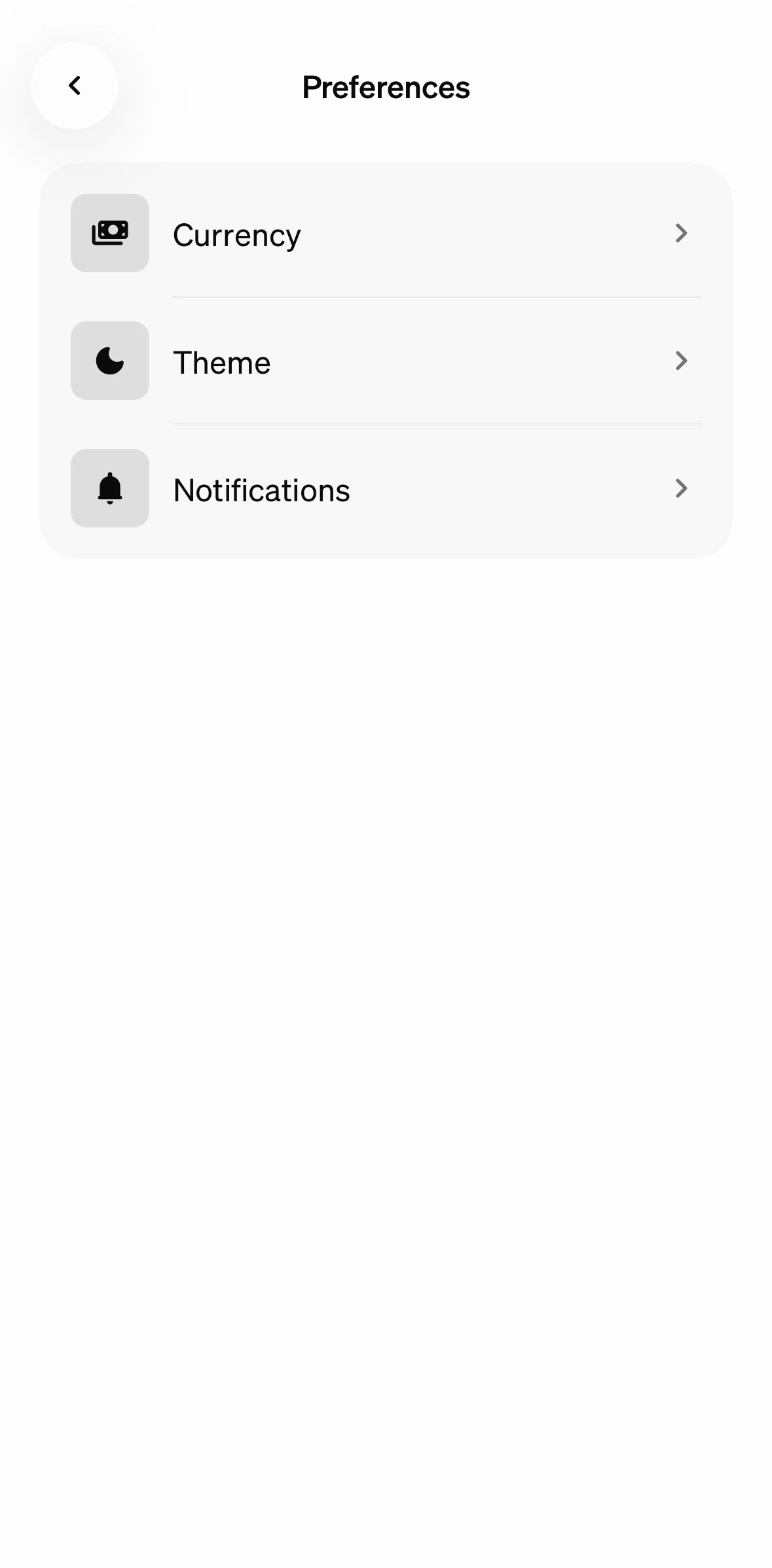 MoonPay Screen screen in the Turning on push notifications flow