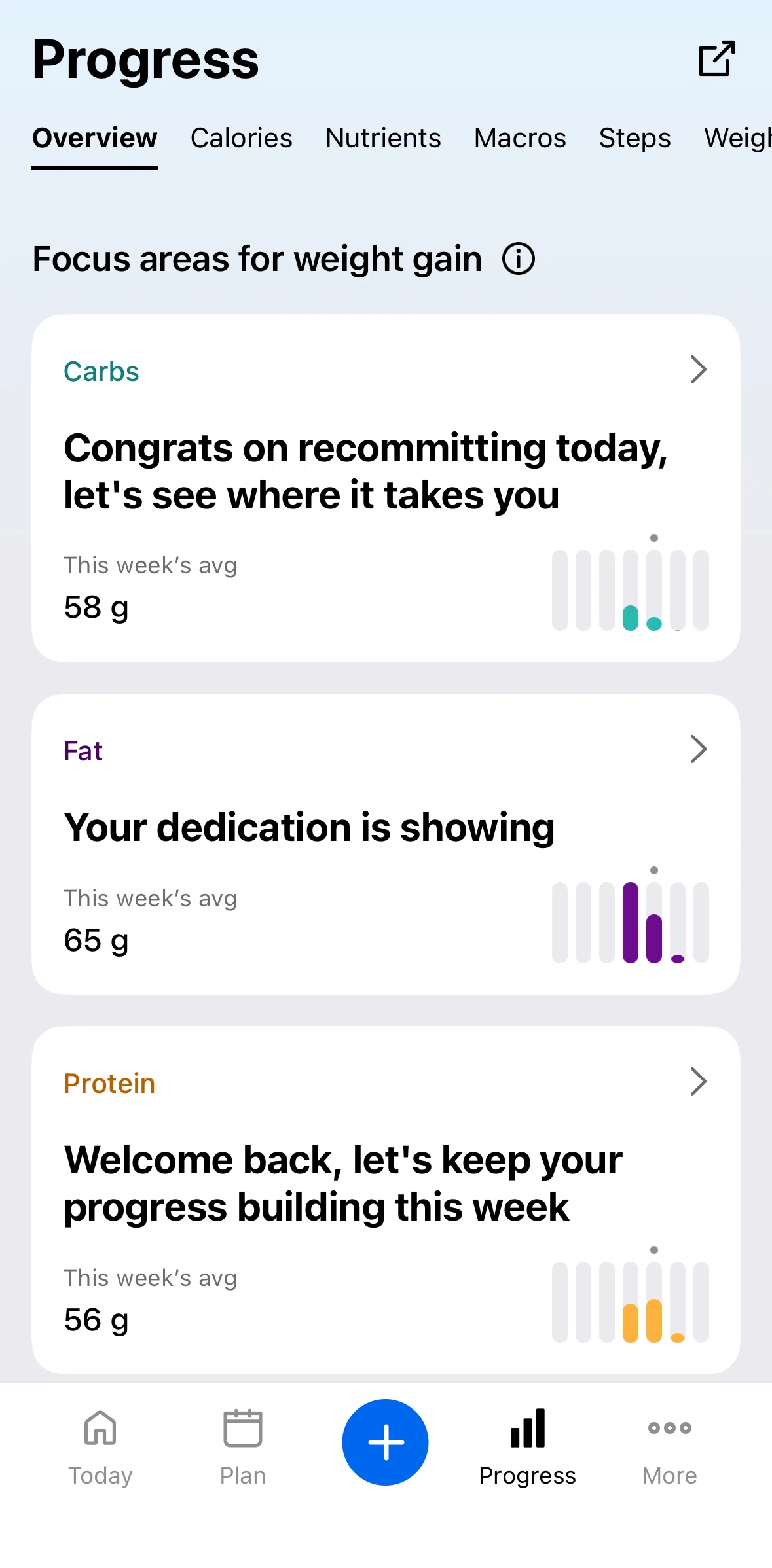 My Fitness Pal Screen 1 screen in the Exporting information flow