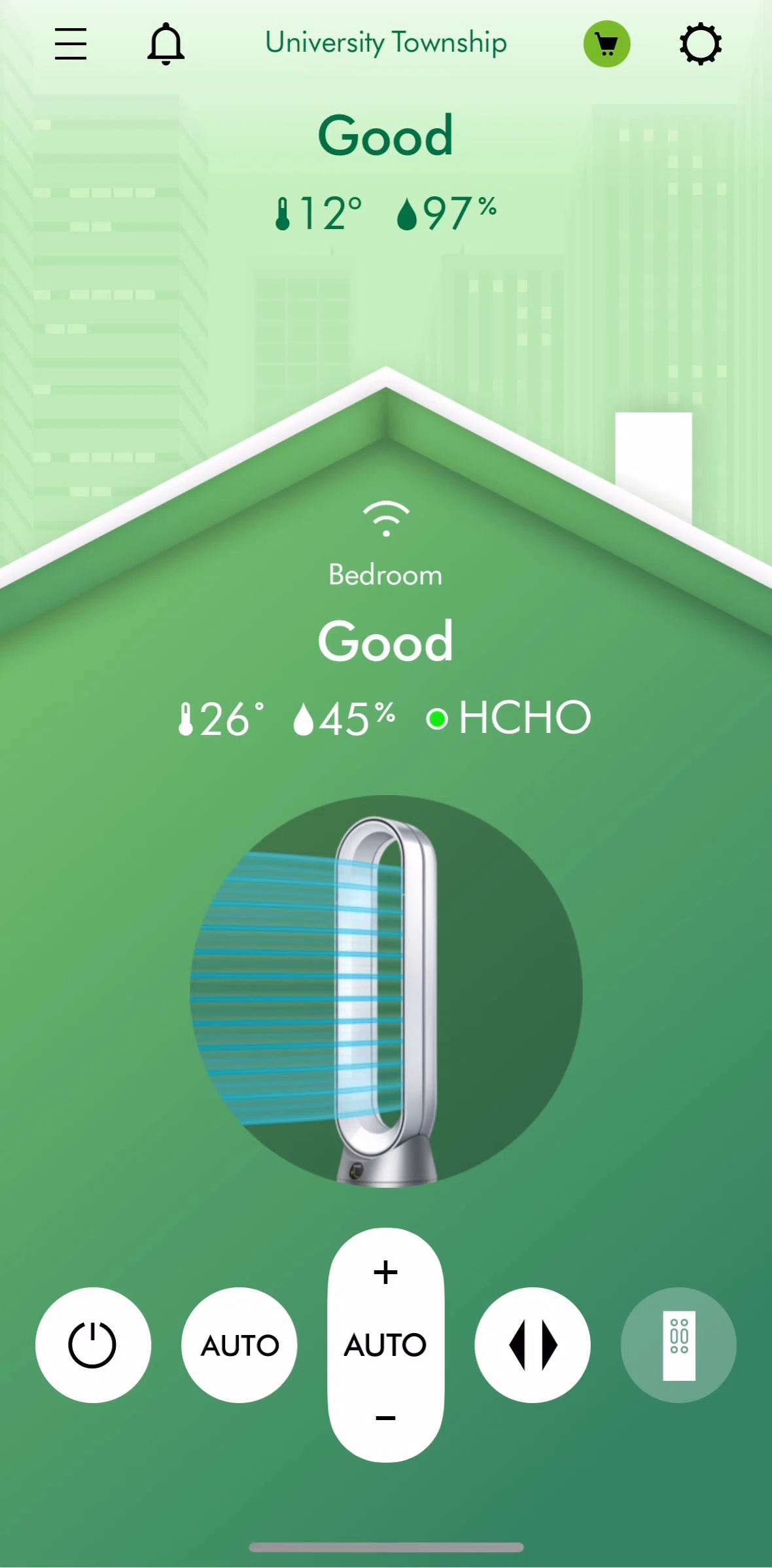 MyDyson Screen screen in the Notifications flow