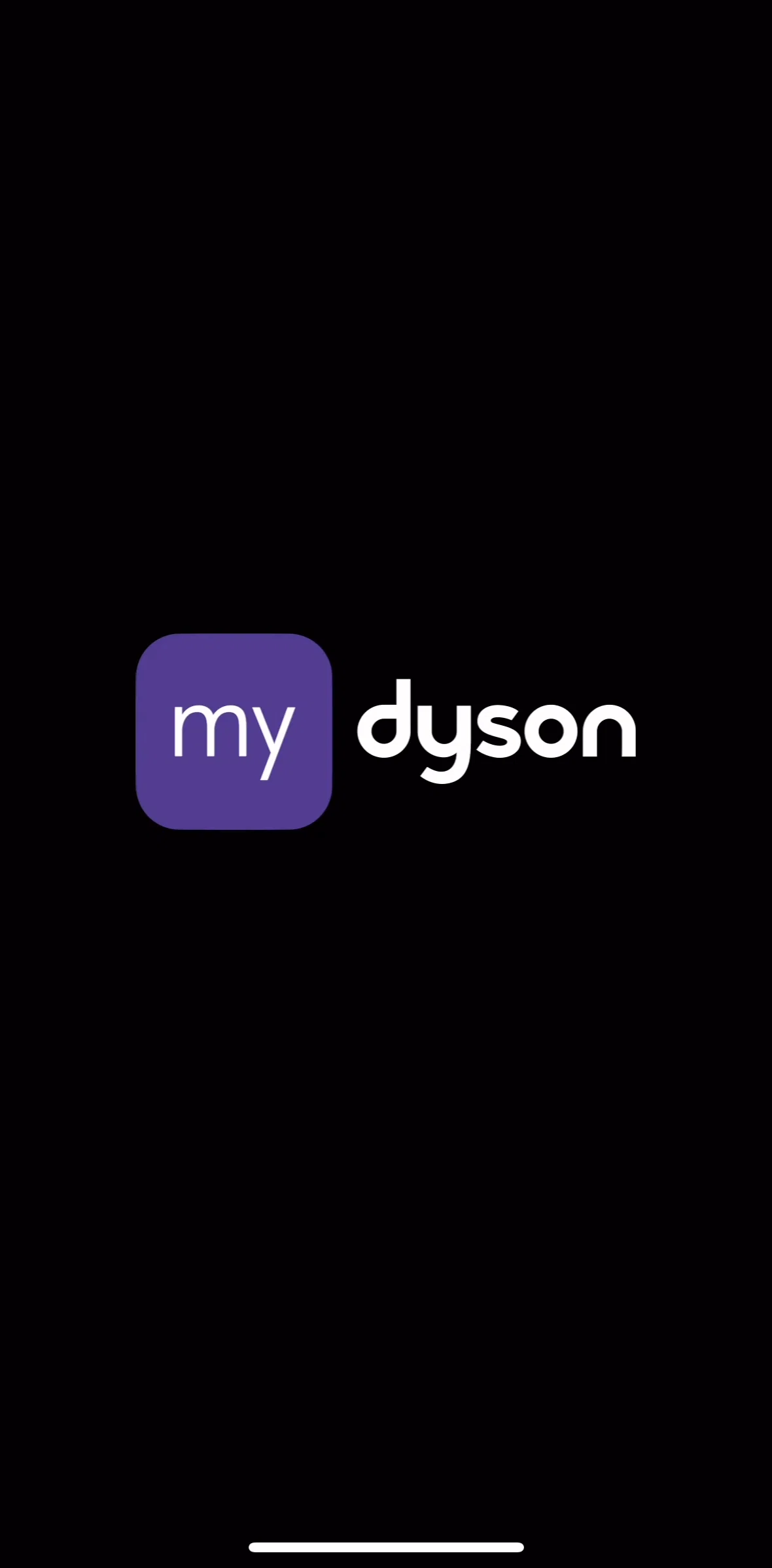 MyDyson Screen screen in the Onboarding flow