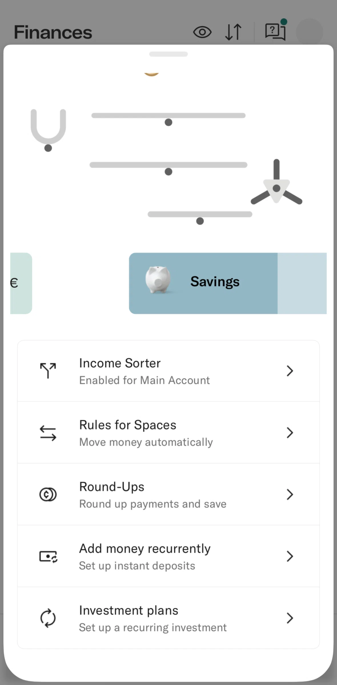 N26 Screen screen in the Creating an investment plan flow