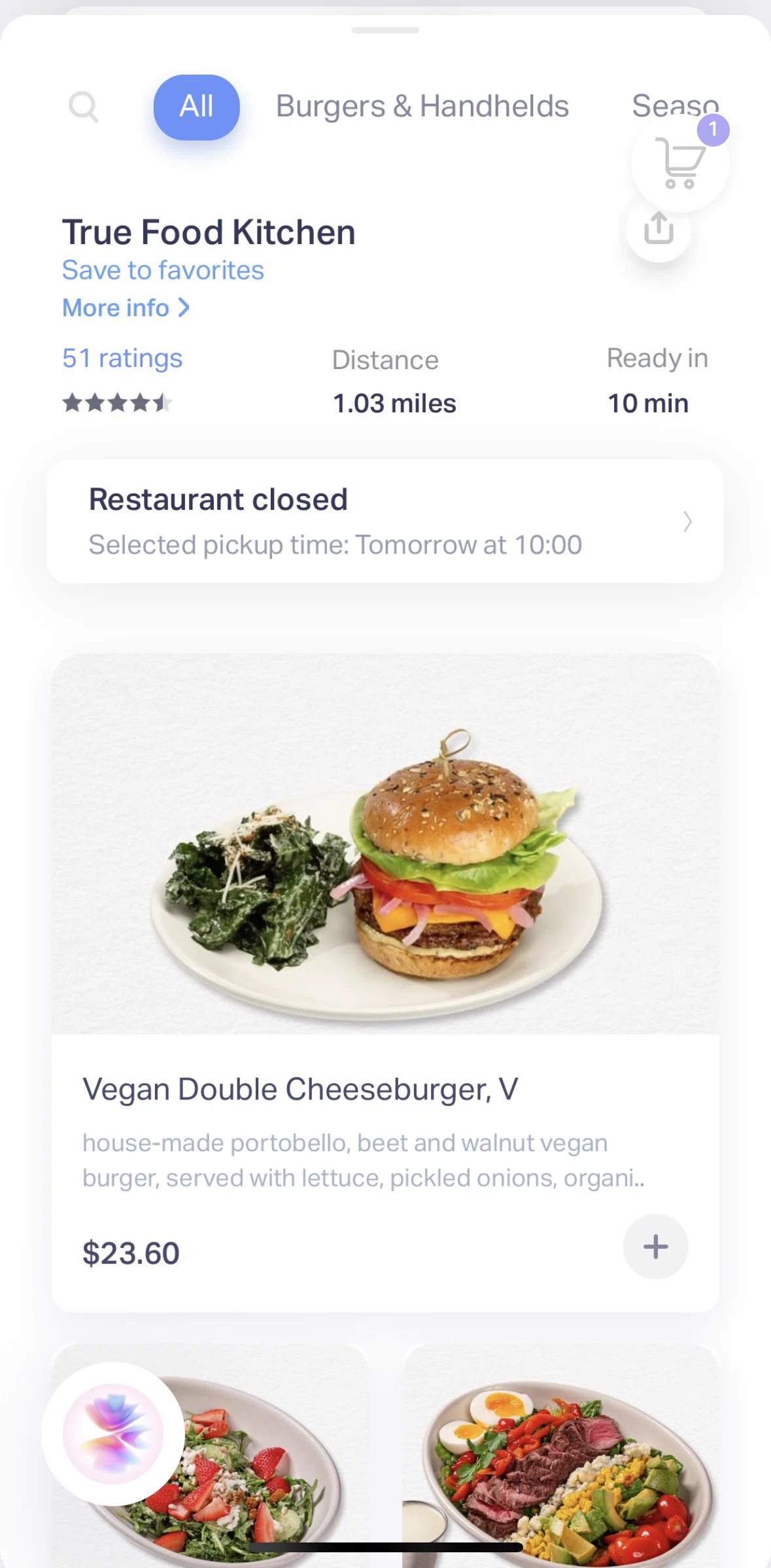 Natural AI Screen screen in the Ratings and reviews flow