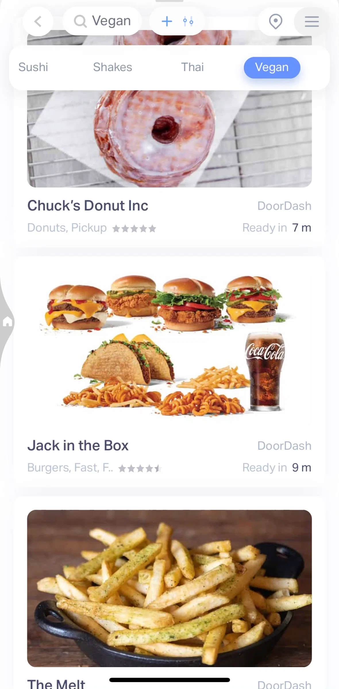 Natural AI Screen screen in the Restaurant detail flow