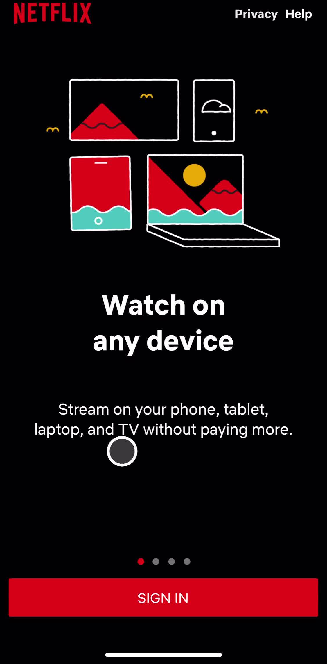 Netflix Logging In preview
