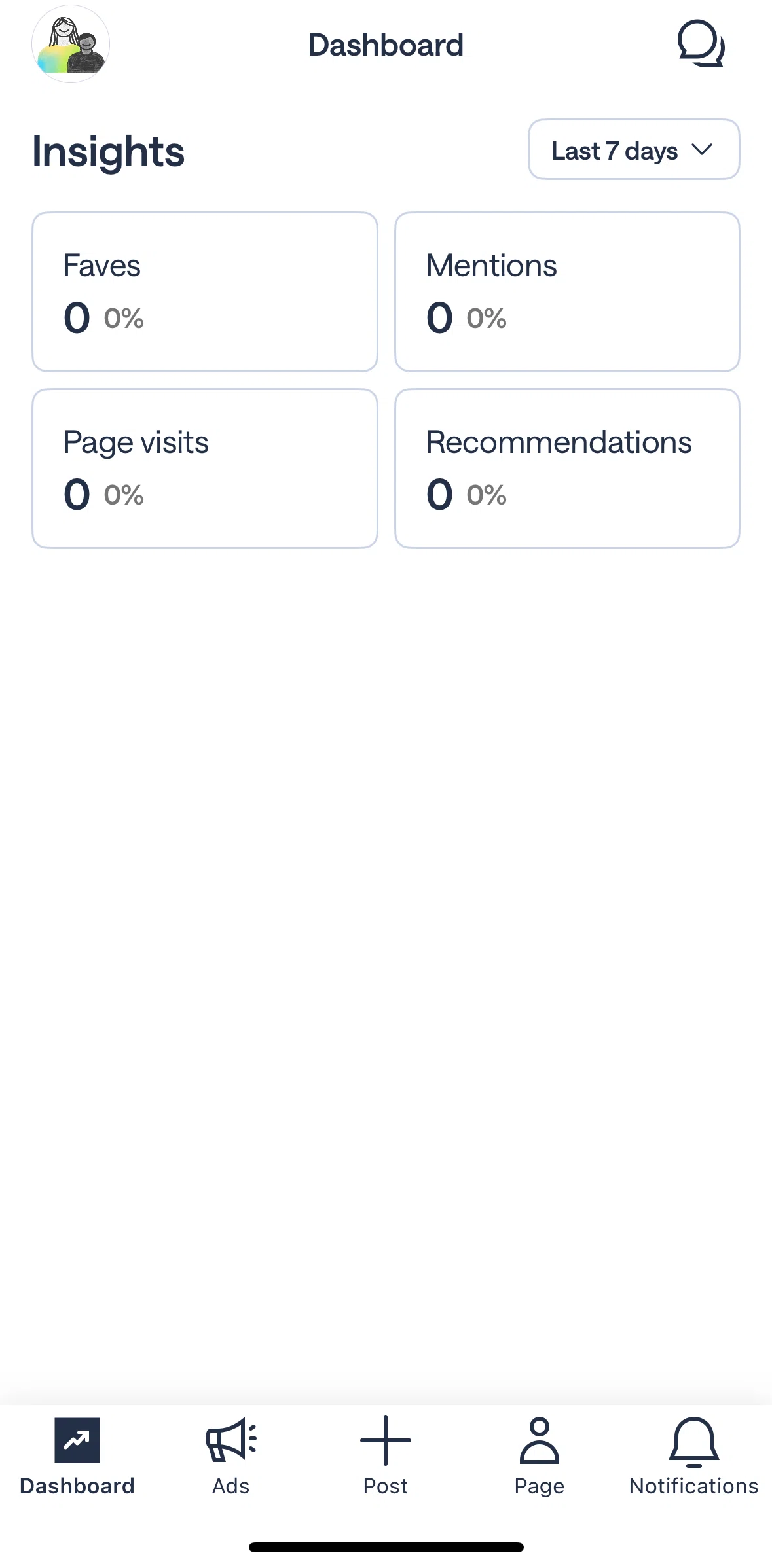 Nextdoor Screen screen in the Notifications (business) flow