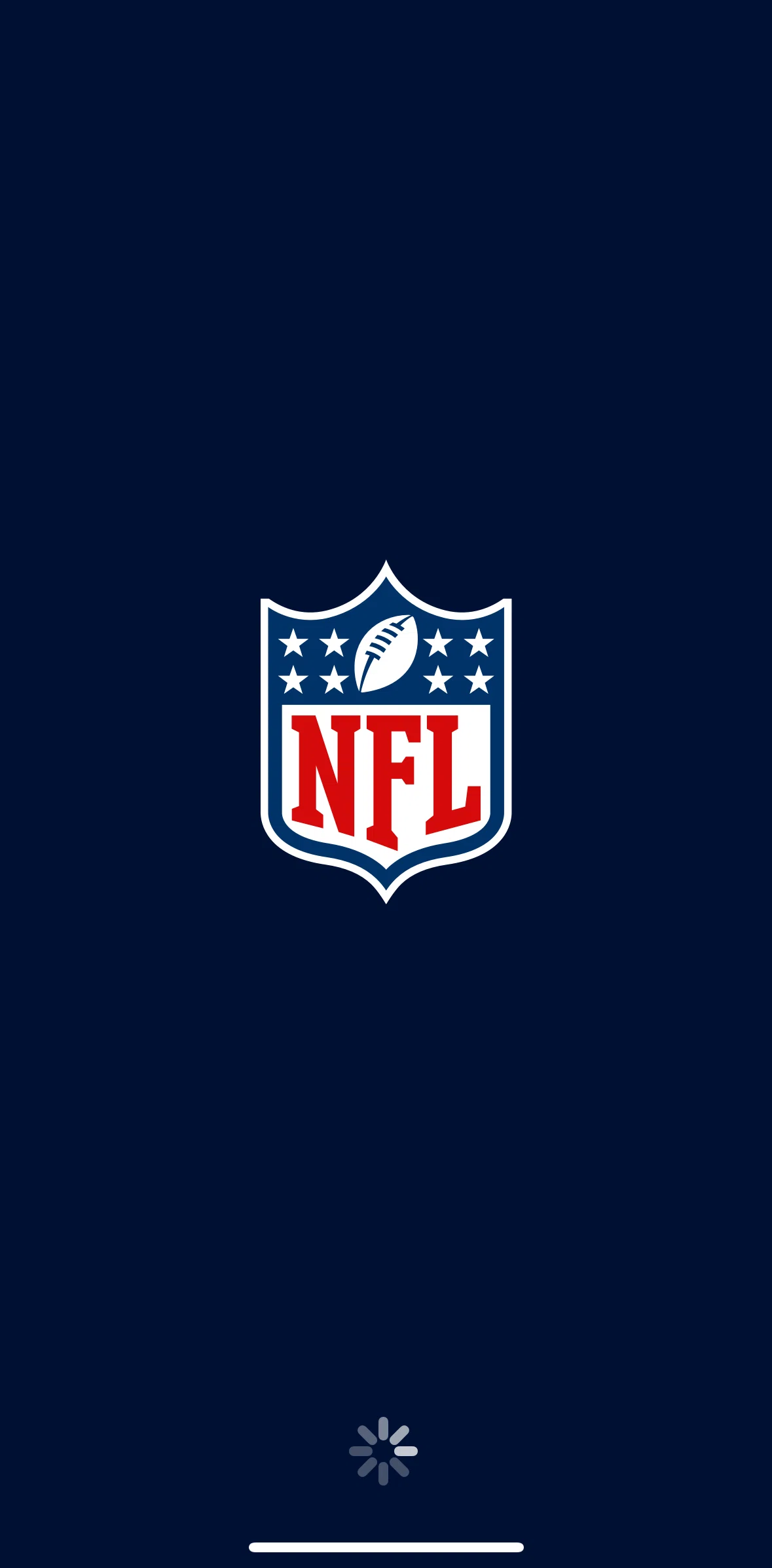 NFL Screen screen in the Onboarding flow