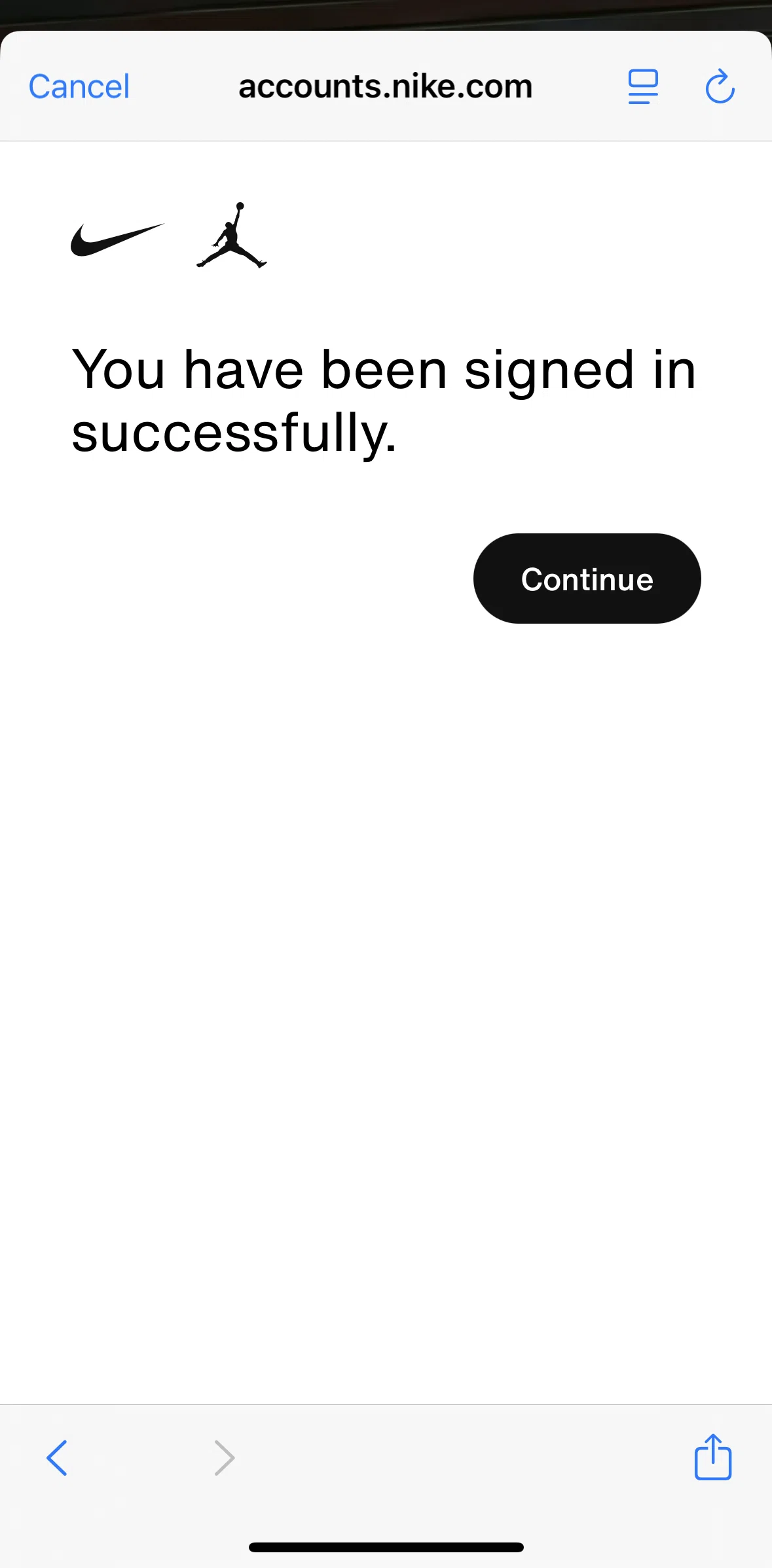 Nike Run Club Screen screen in the Setting up preferences flow