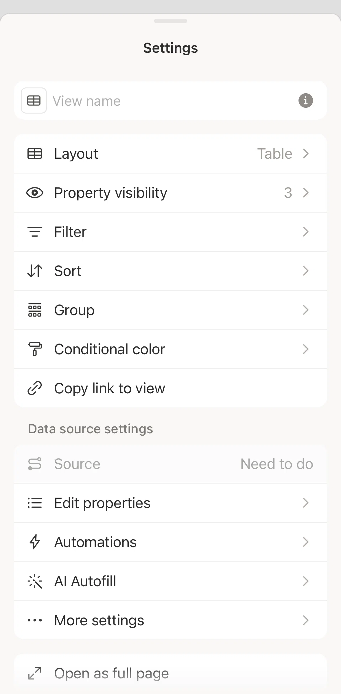 Notion Screen screen in the Deleting an agent flow