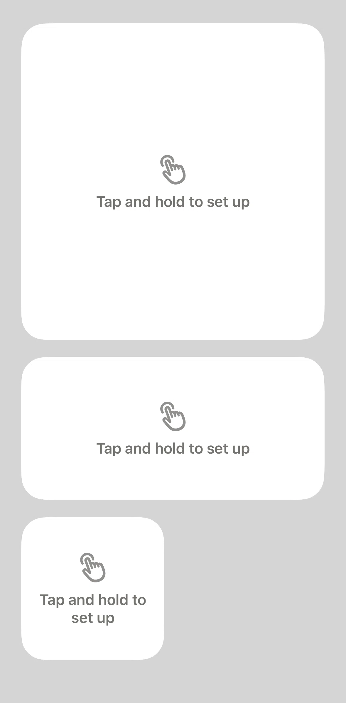 Notion Screen screen in the Widgets flow