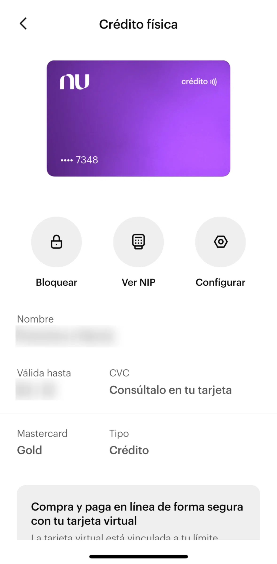 Nu Screen screen in the Show PIN flow
