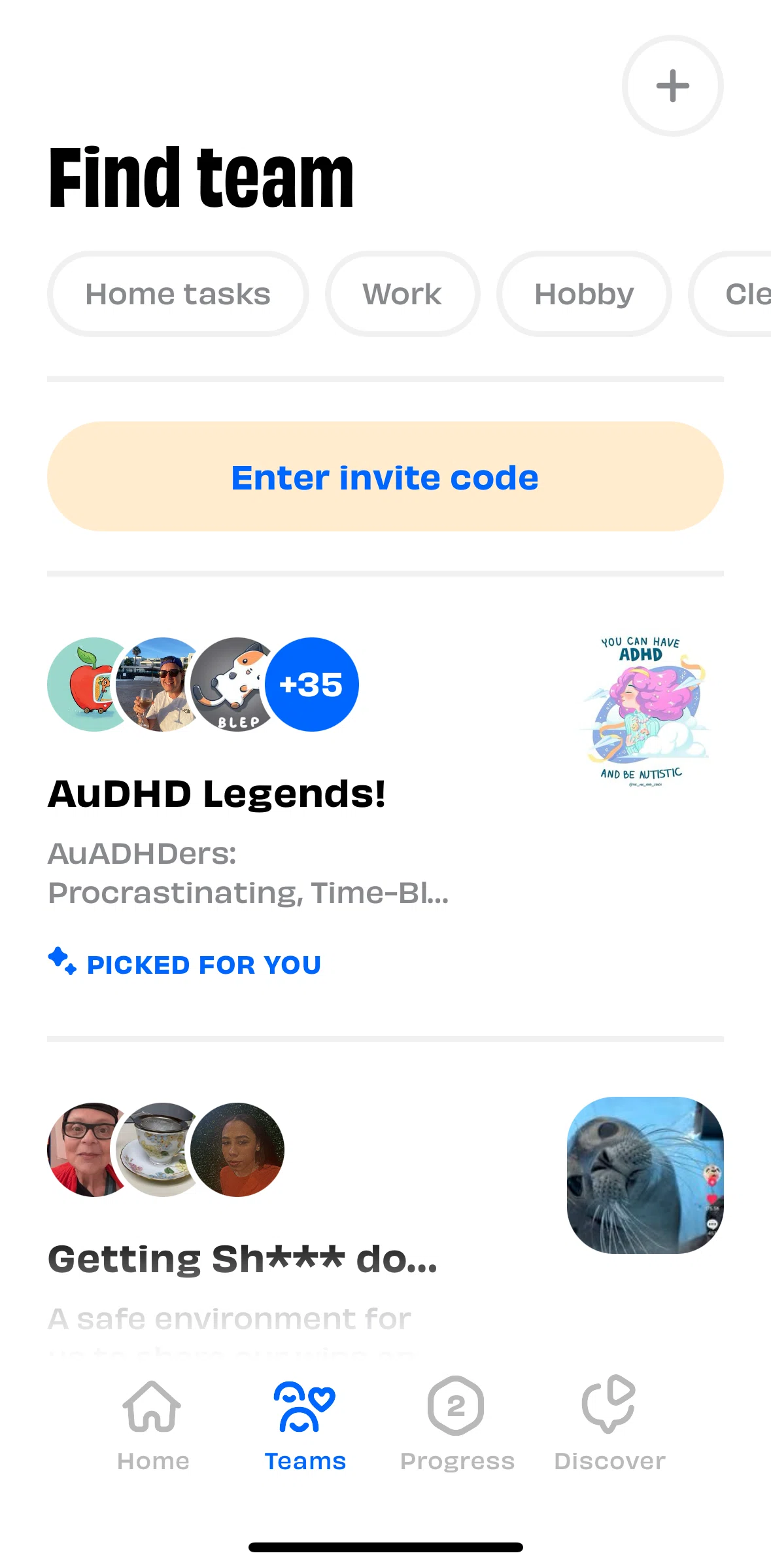 Numo Screen screen in the Creating a team flow