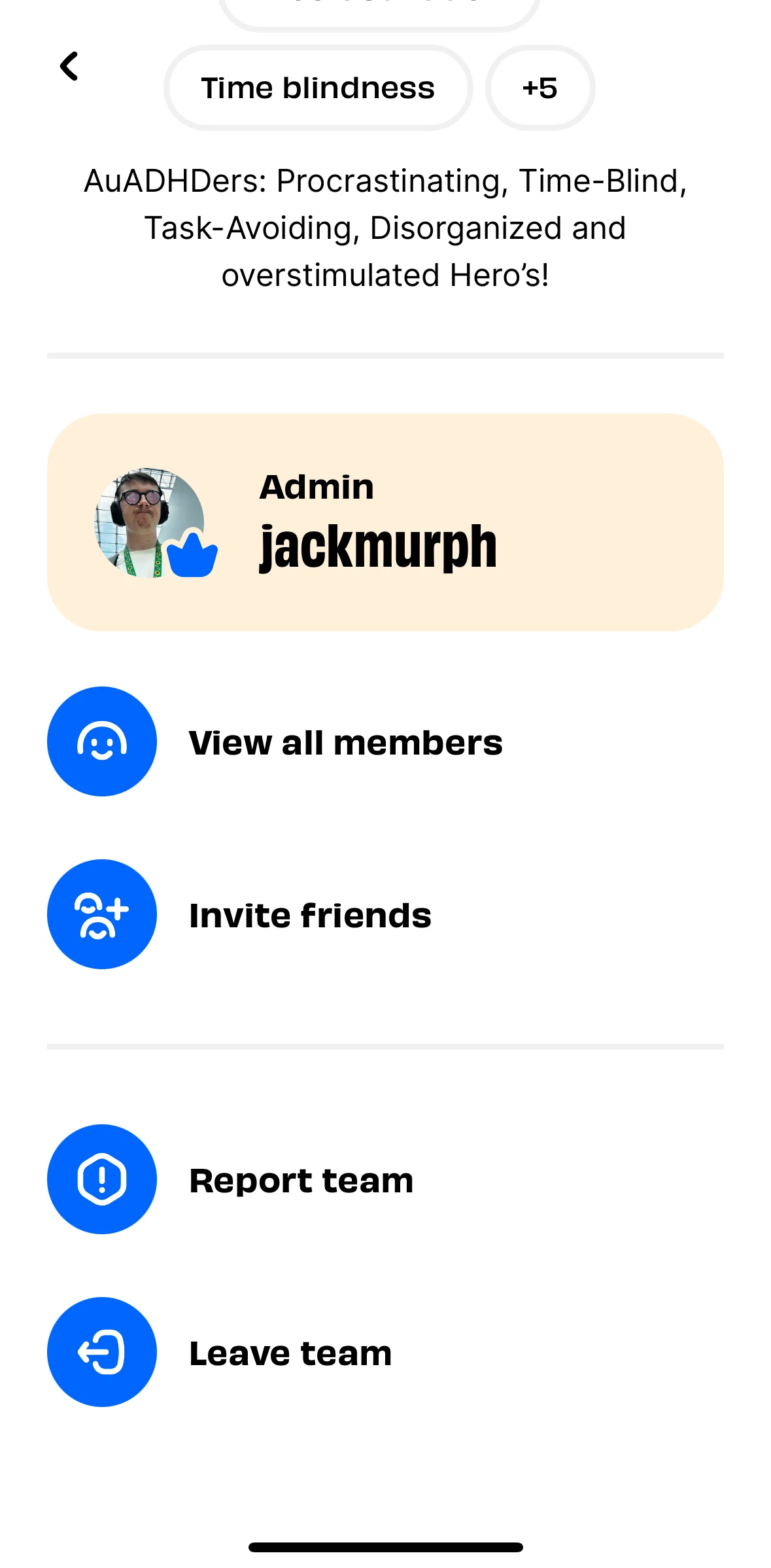 Numo Screen screen in the Members flow