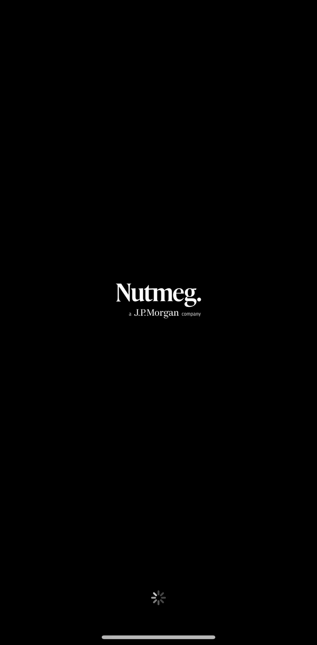 Nutmeg Screen screen in the Onboarding flow