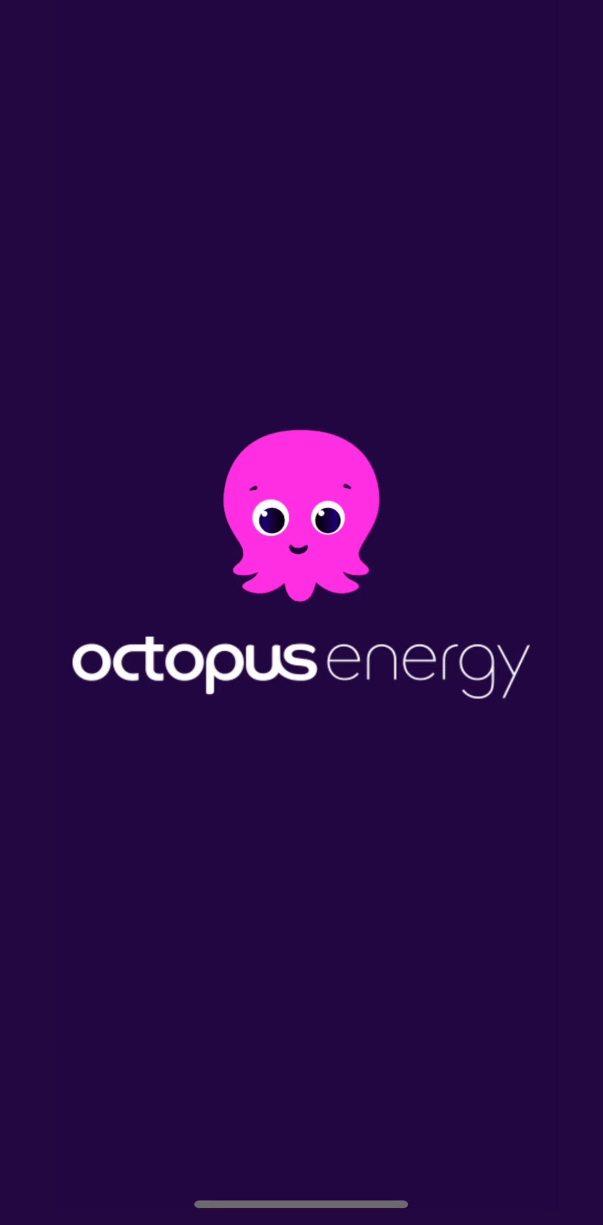 Octopus Energy Screen screen in the Onboarding flow