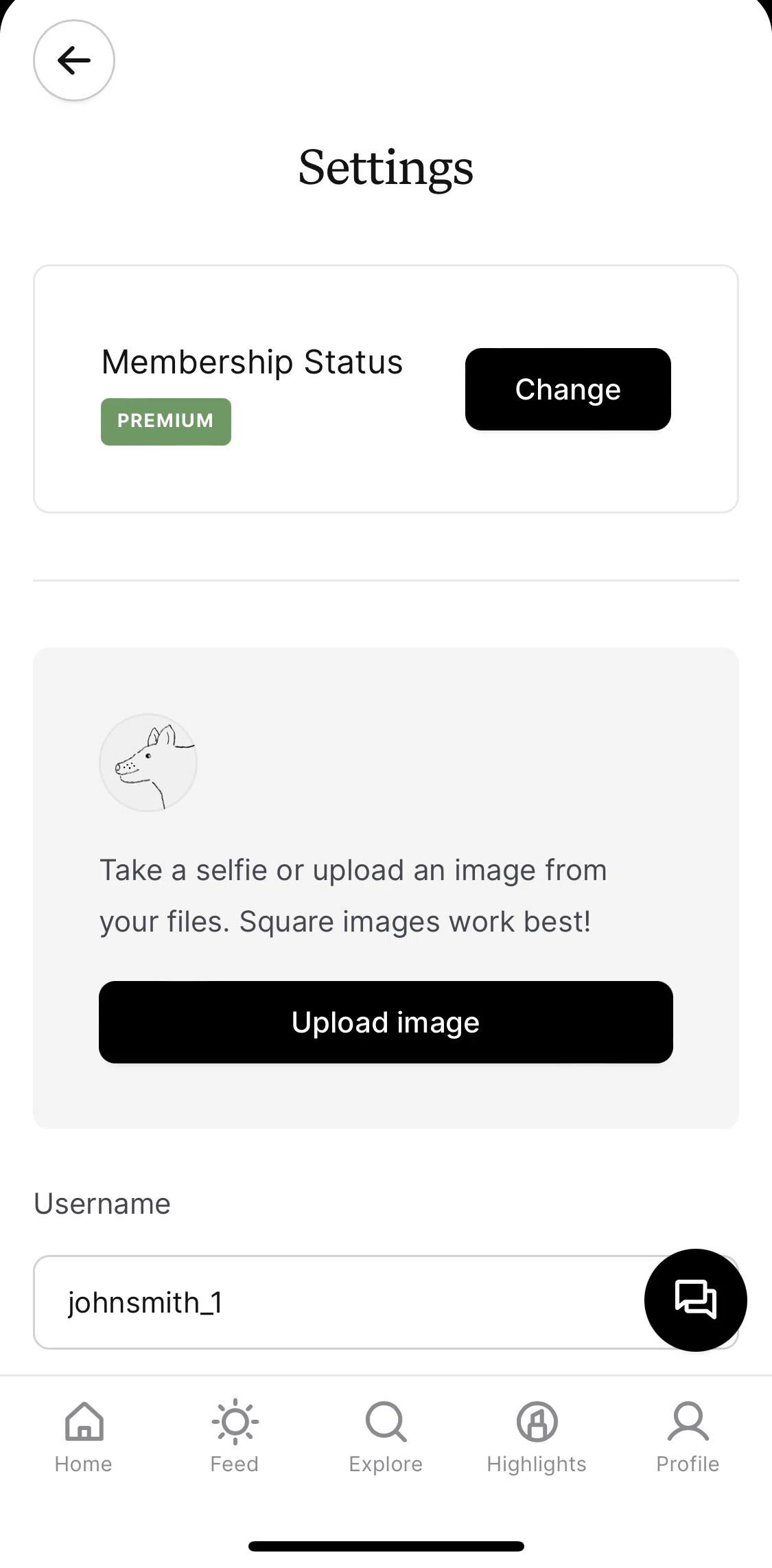 Oku Screen screen in the Premium membership flow