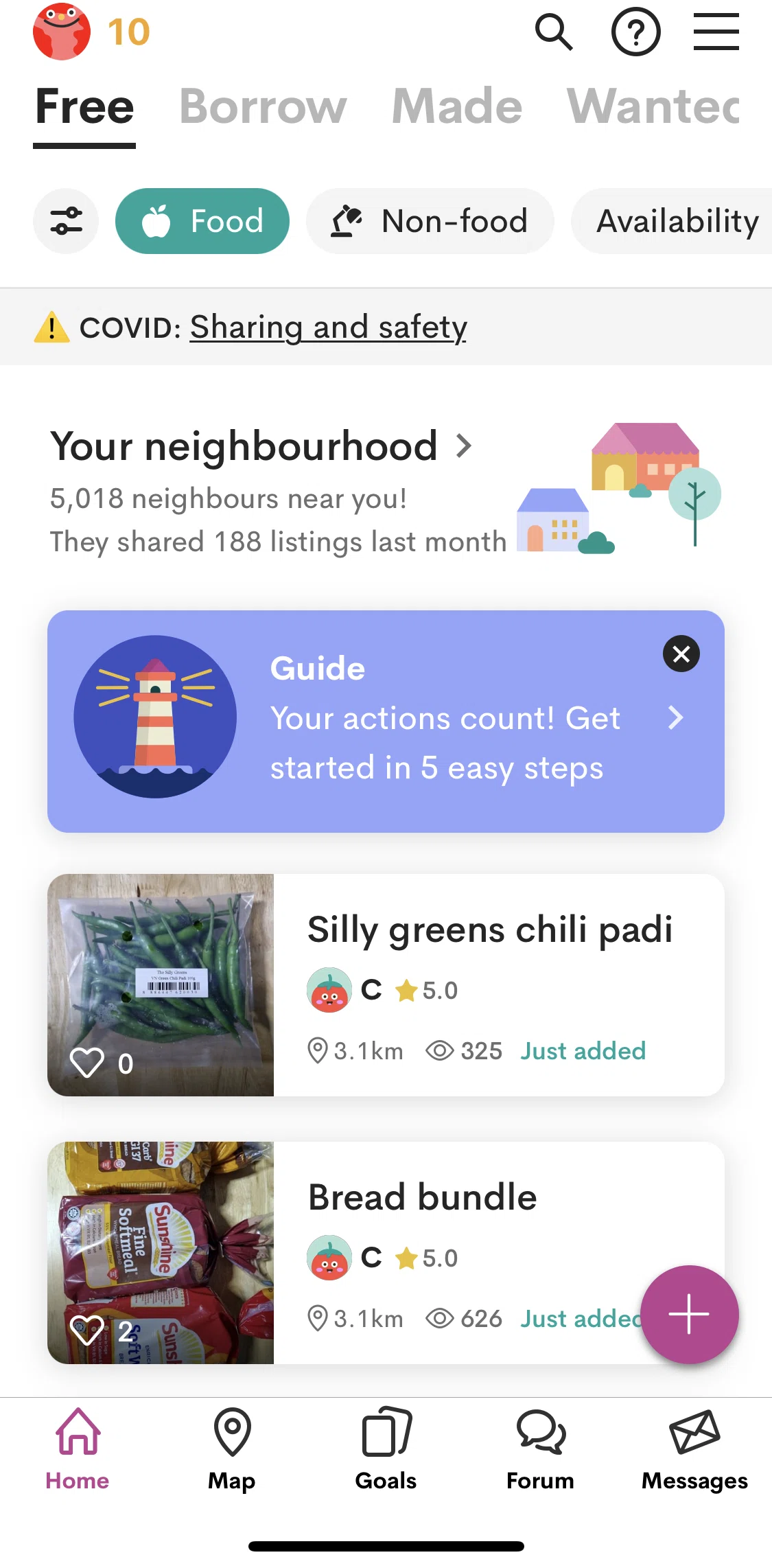 OLIO Screen screen in the My levels flow