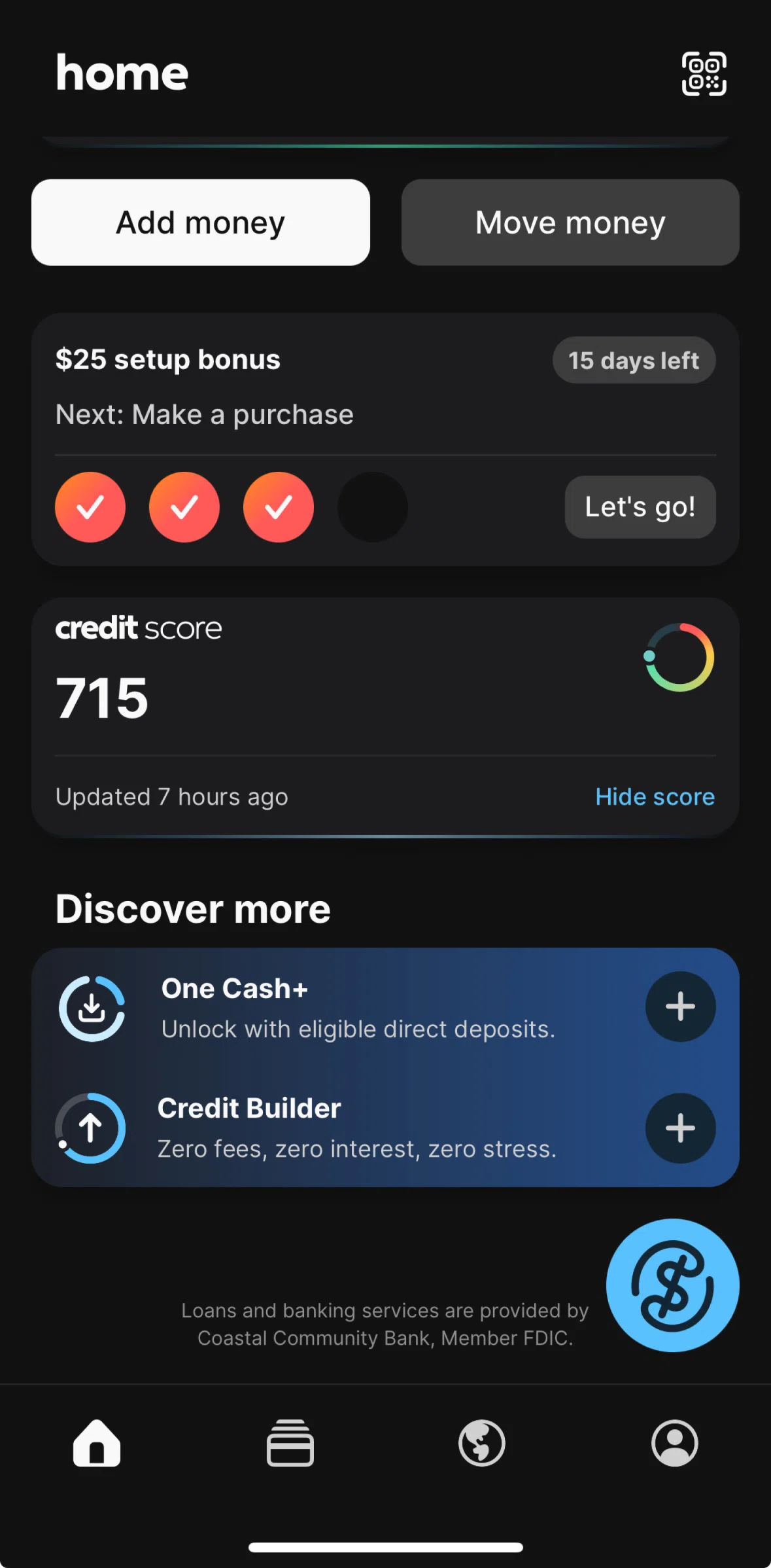One Screen screen in the Complete setup flow