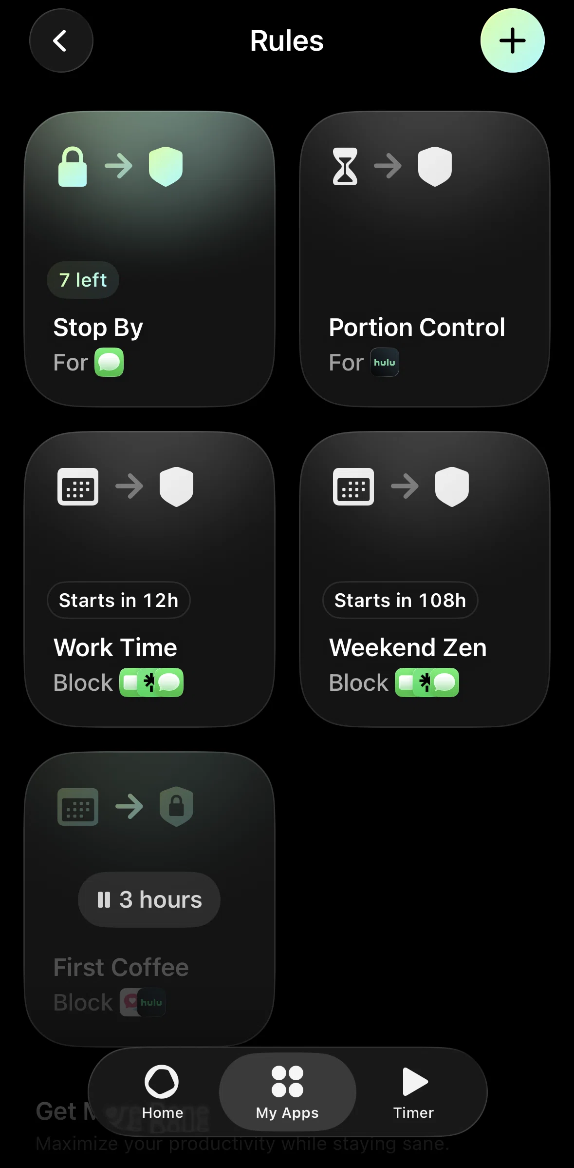 Opal Screen screen in the Editing a rule flow