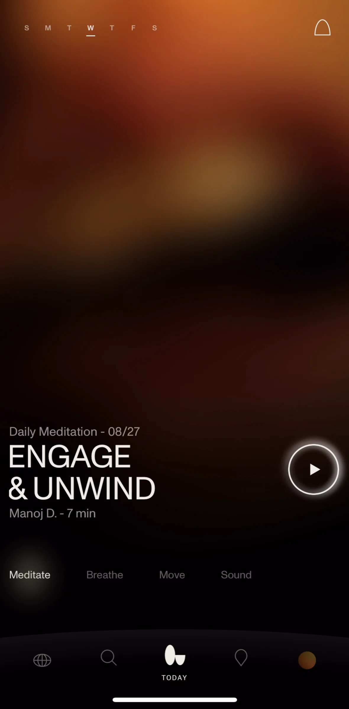 Open Screen screen in the Discover flow