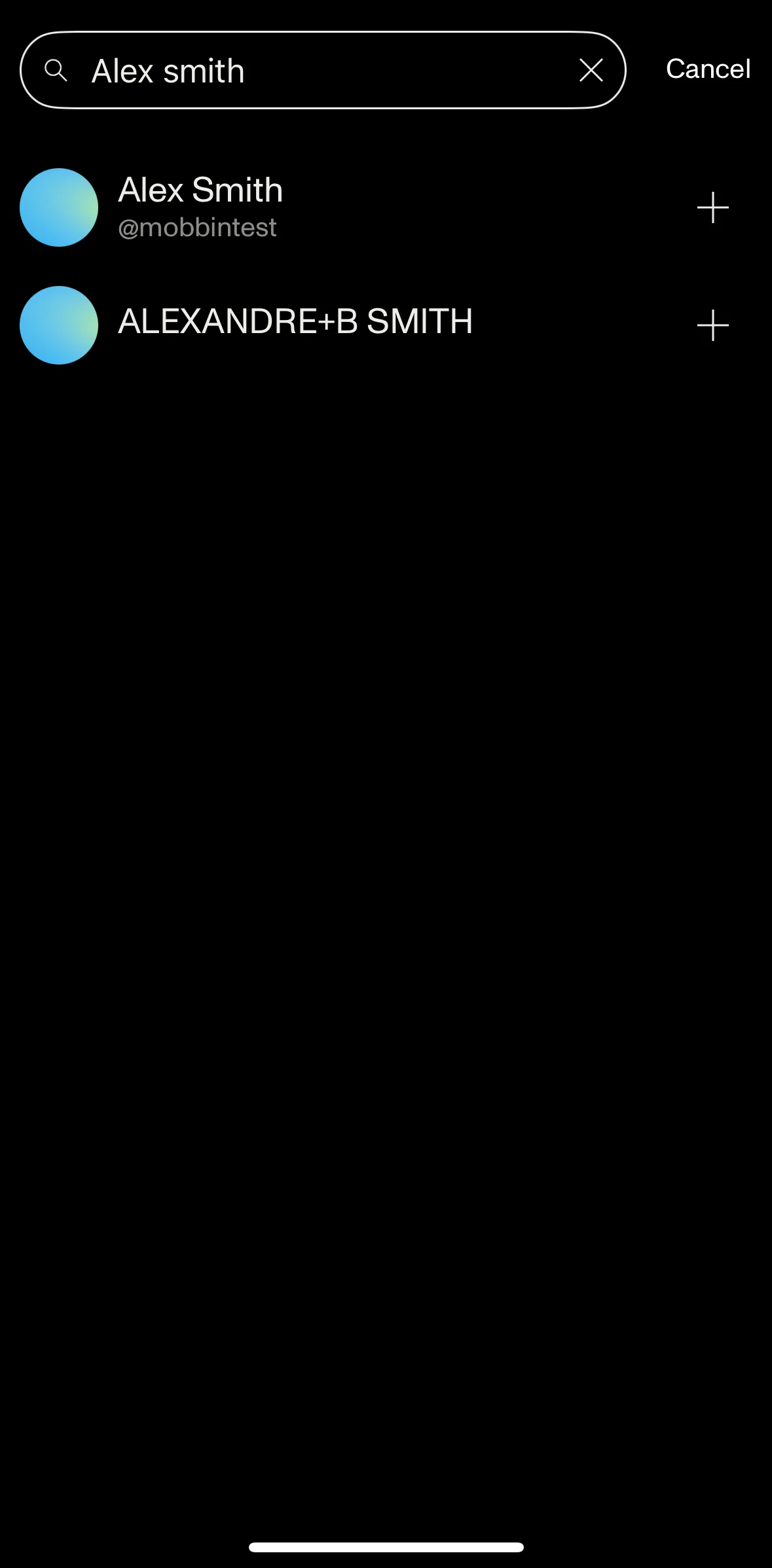 Open Screen screen in the Following a user flow
