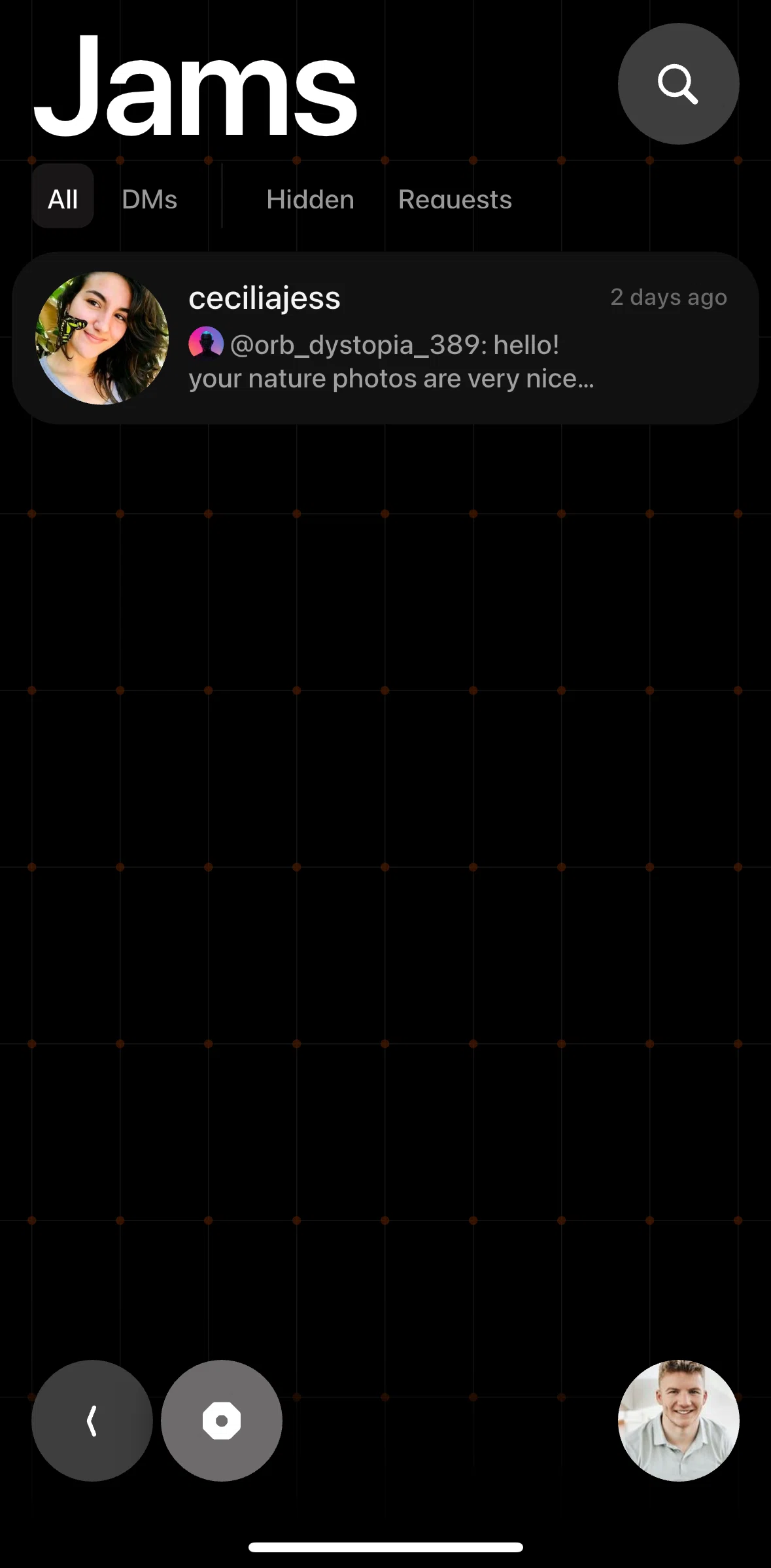 Orb Social Screen screen in the Update messaging settings flow