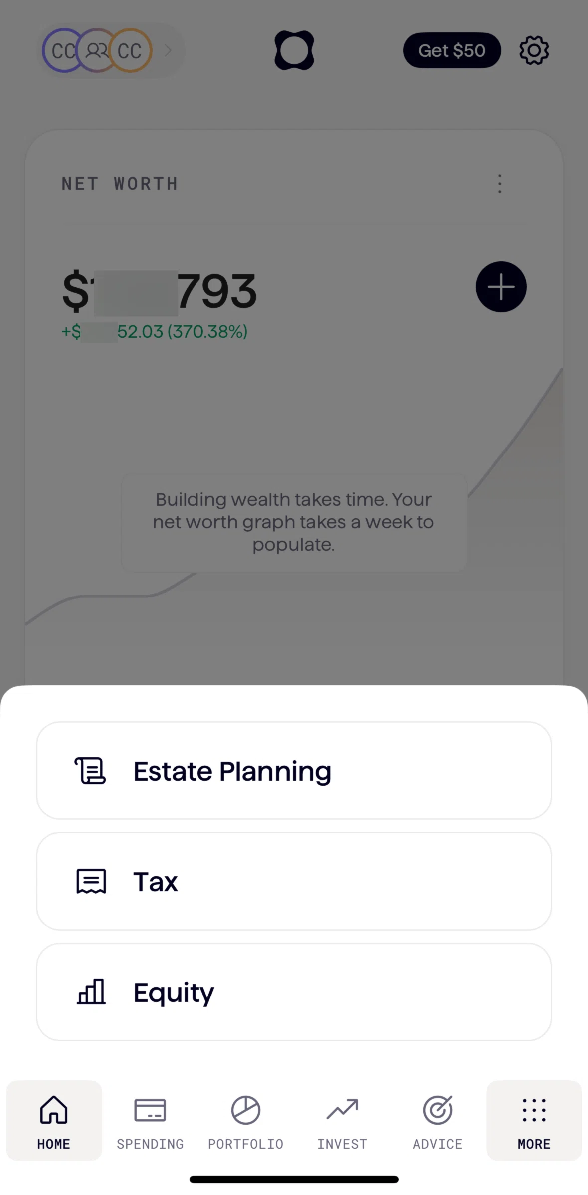 Origin Screen screen in the Tax flow
