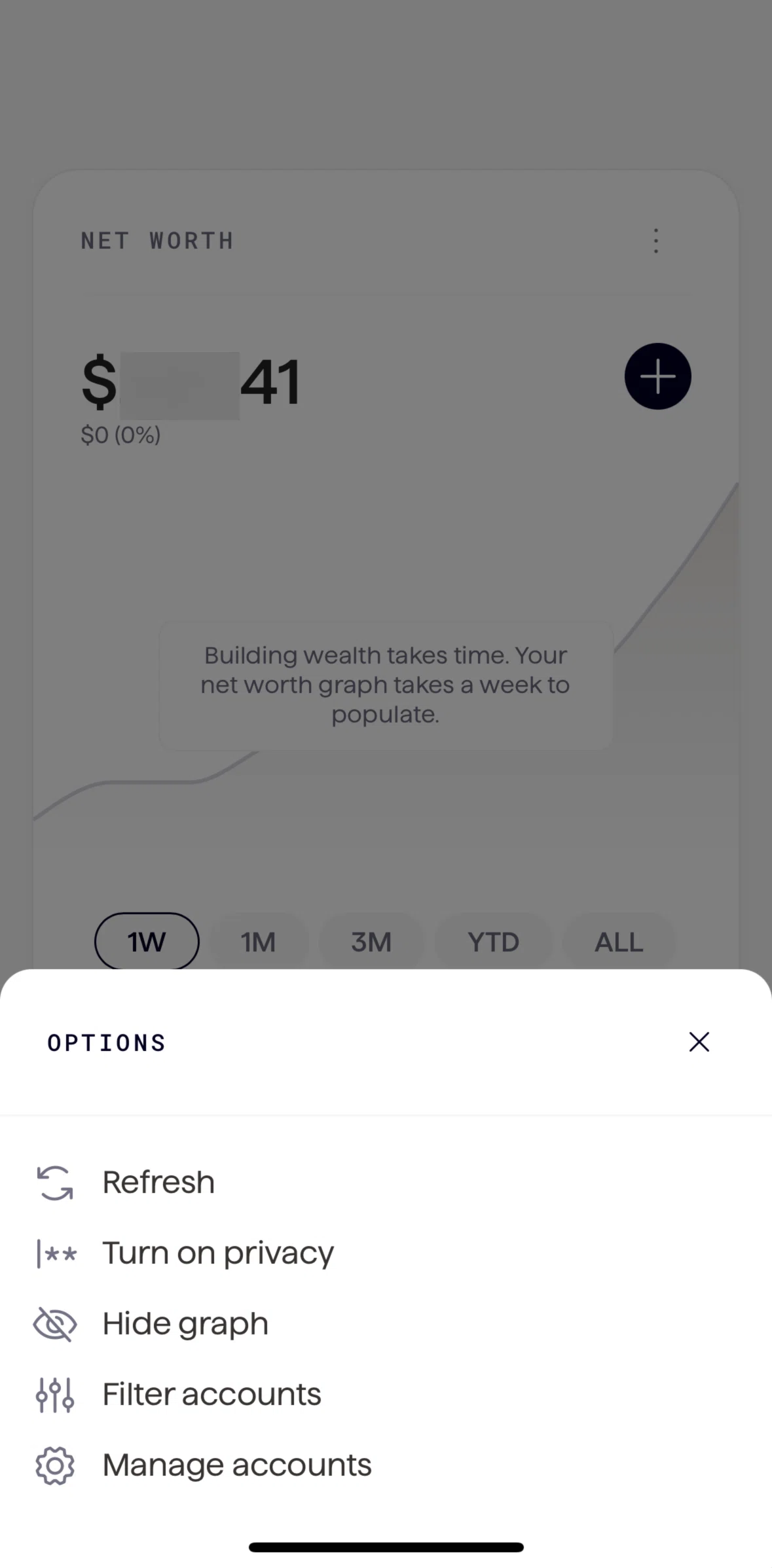 Origin Screen screen in the Turning on privacy flow