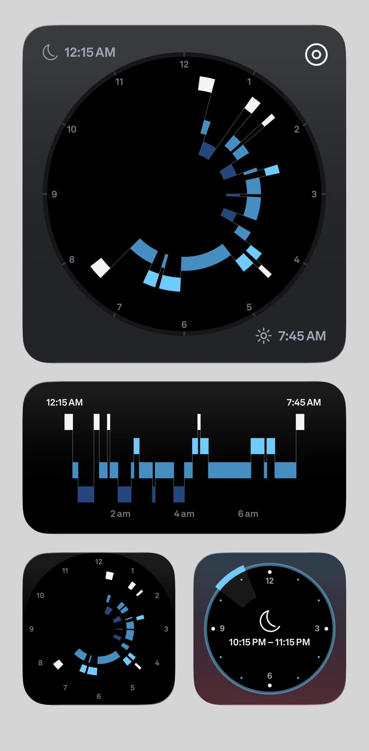 Oura Screen screen in the Widgets flow