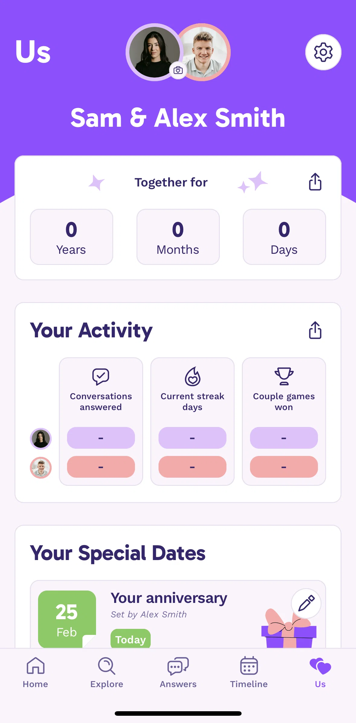 Paired Screen screen in the Settings flow